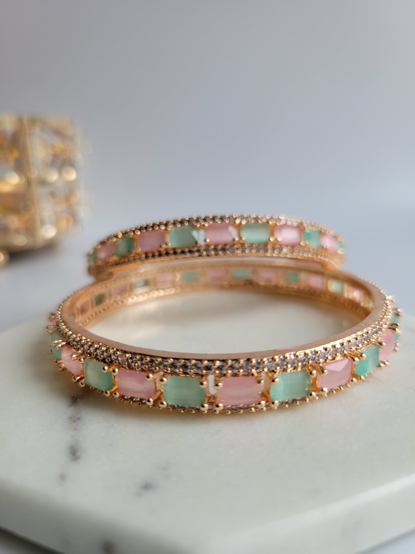 Pink Mint Rose Gold AD