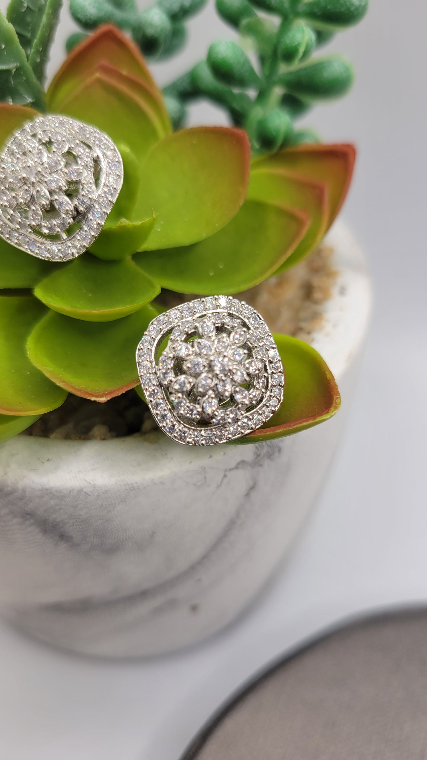 American Diamond studs