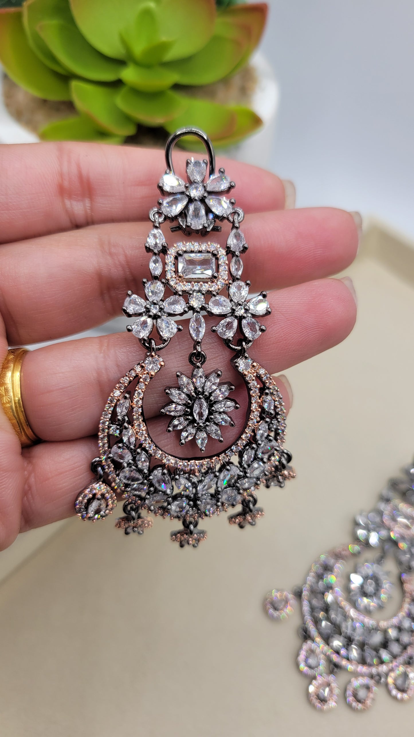 Victorian drop earrings