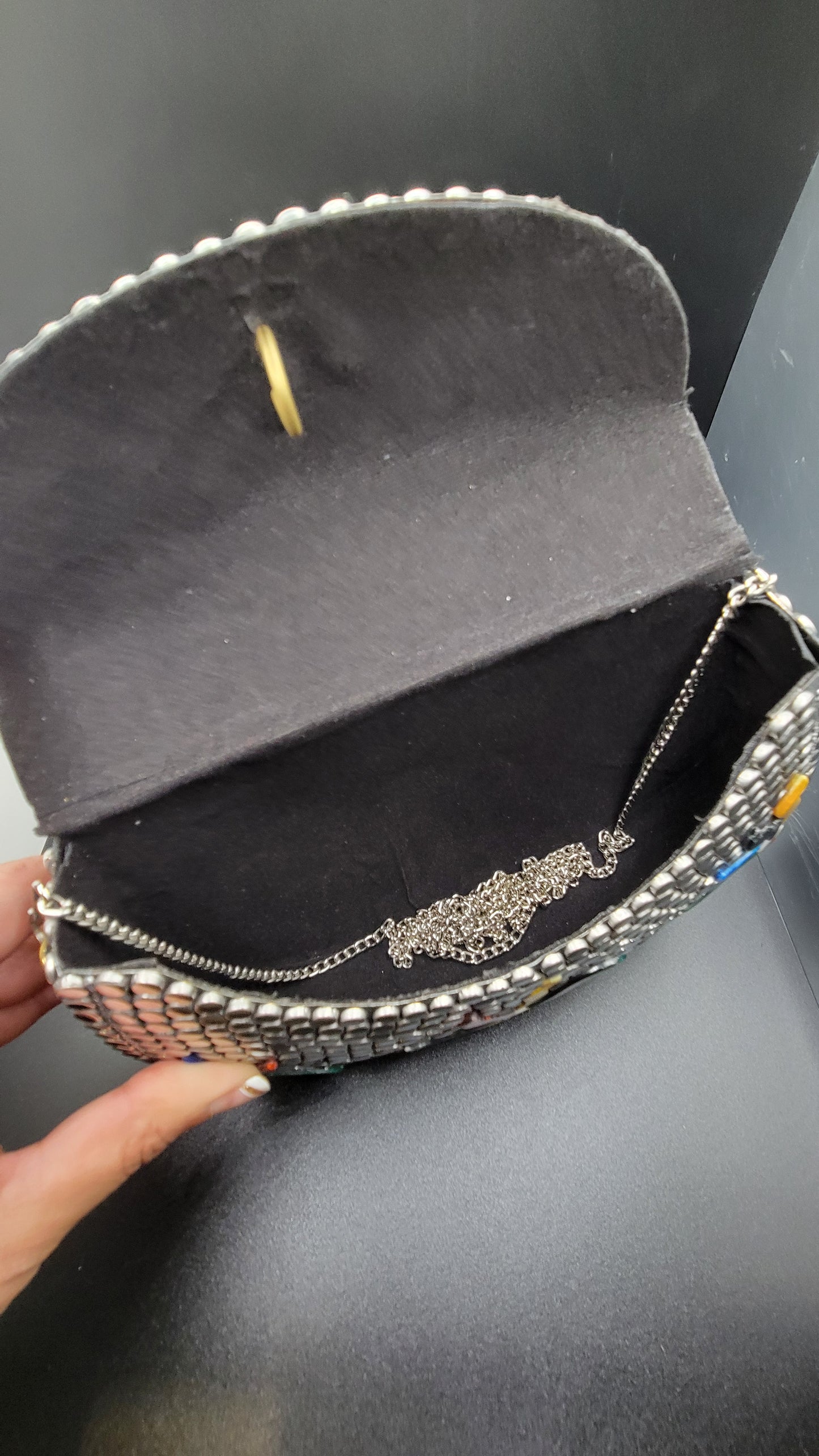 Metal purse