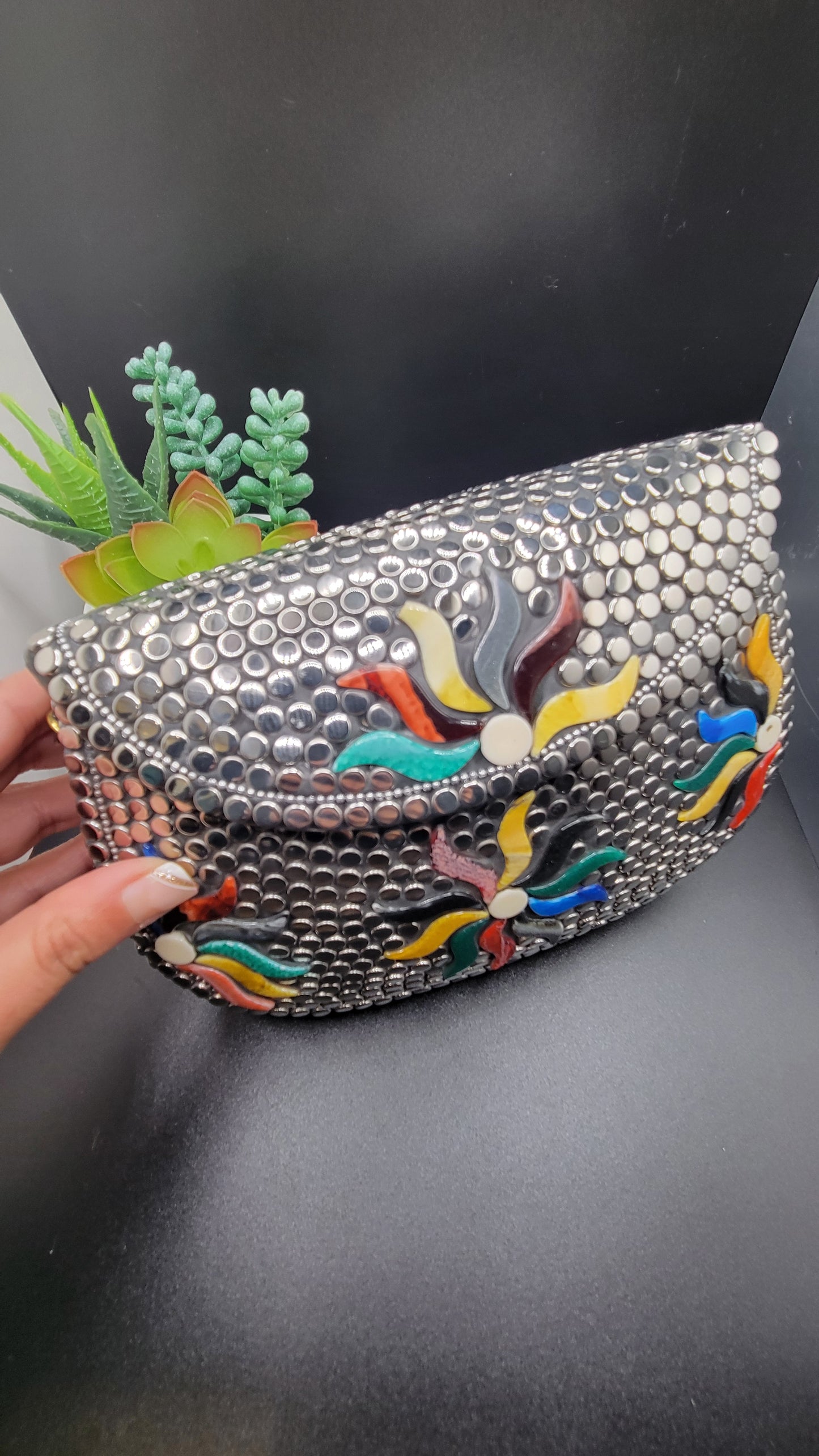 Metal purse