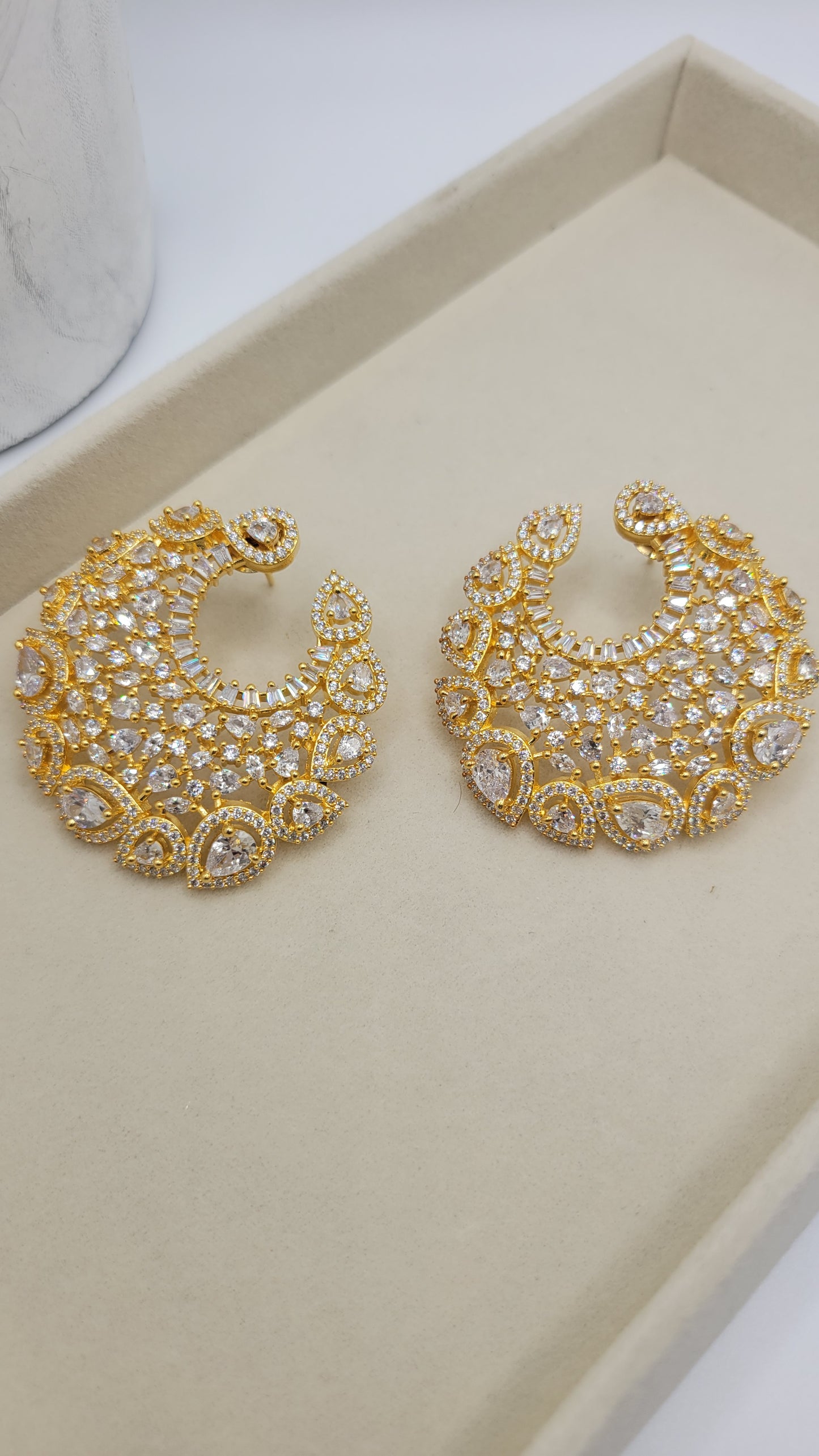 CZ earrings