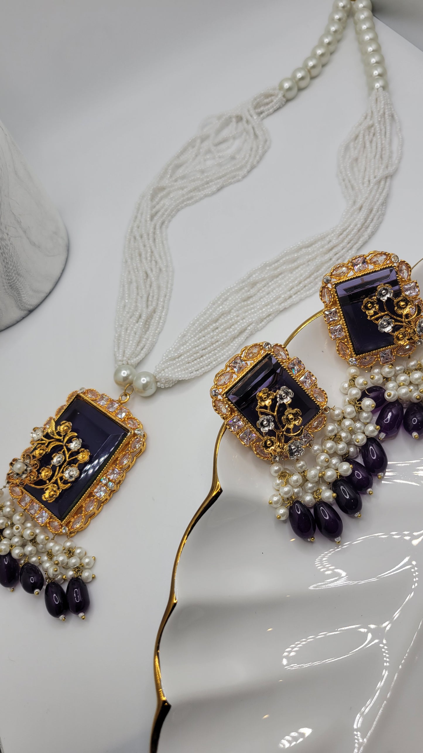 Purple pearl set