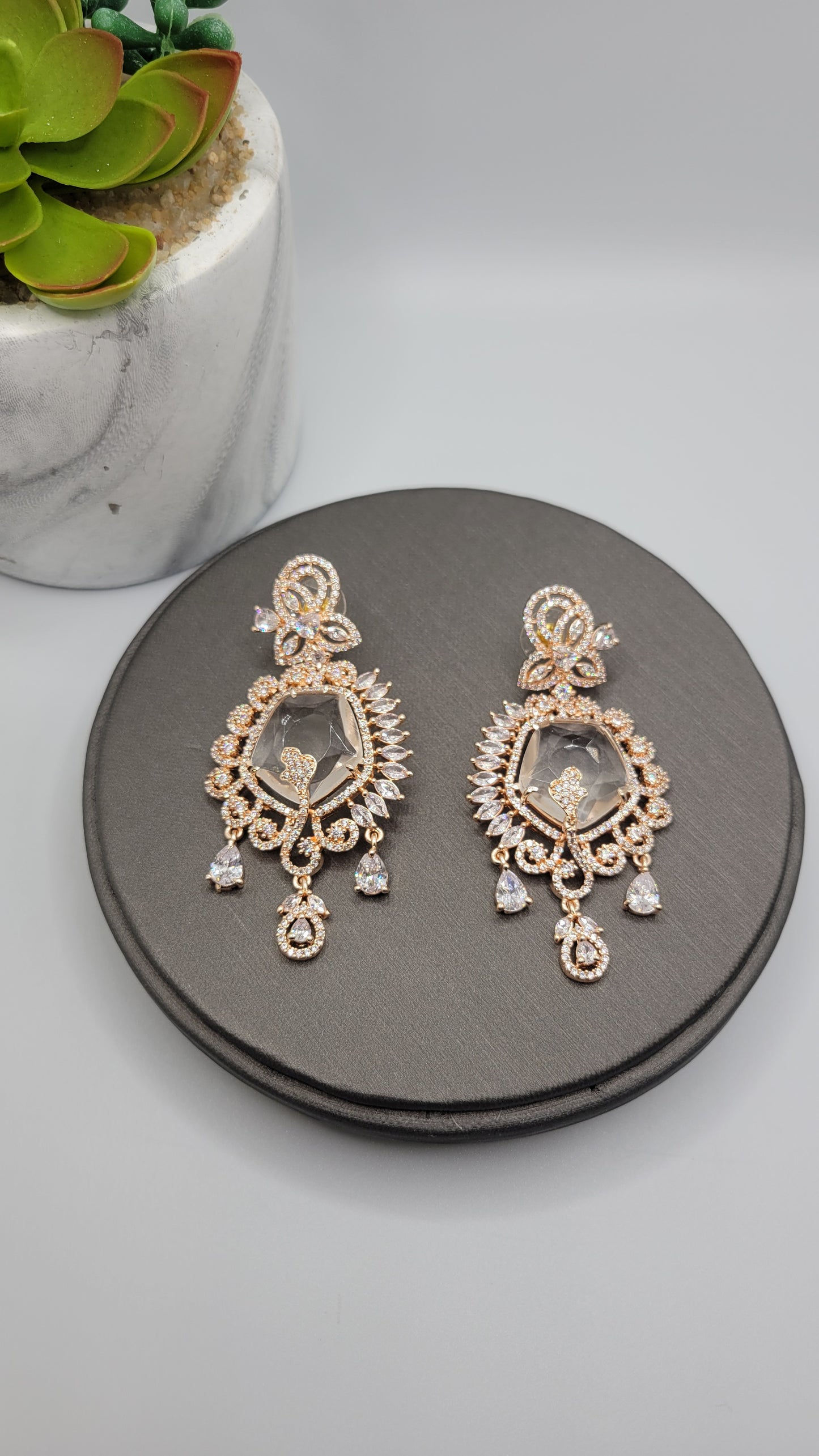 AD earrings