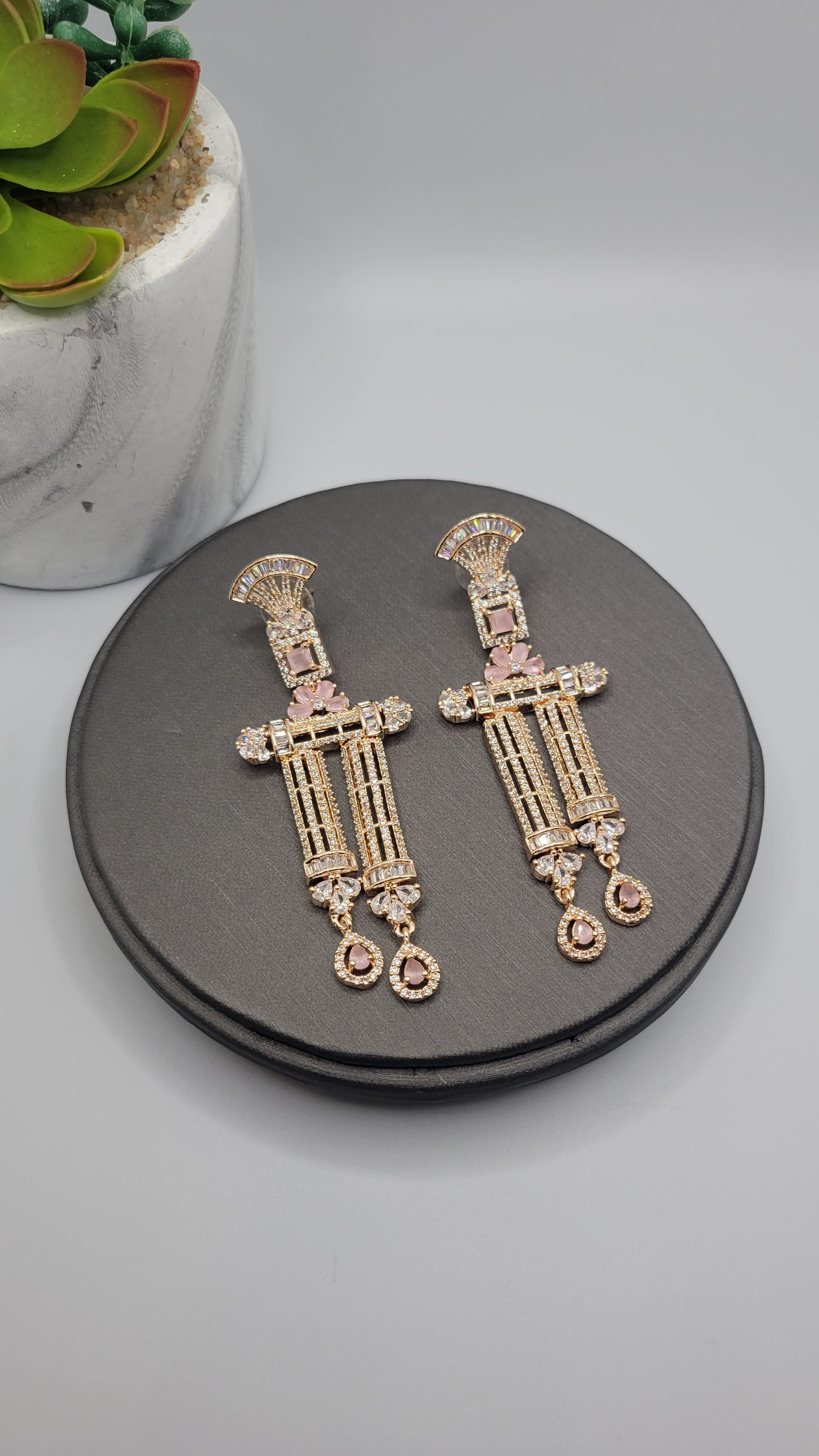 AD earrings