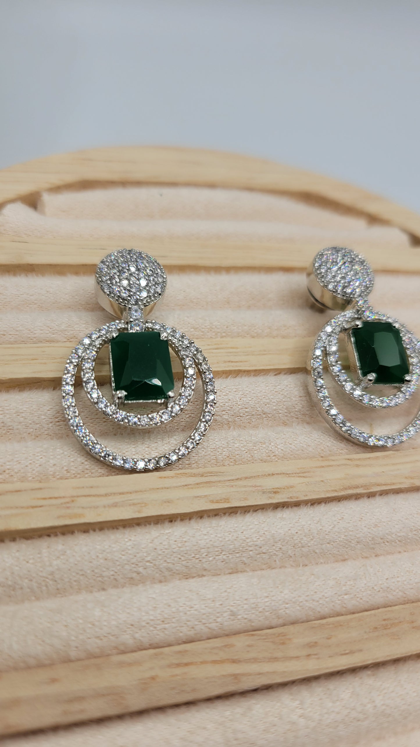 CZ earrings