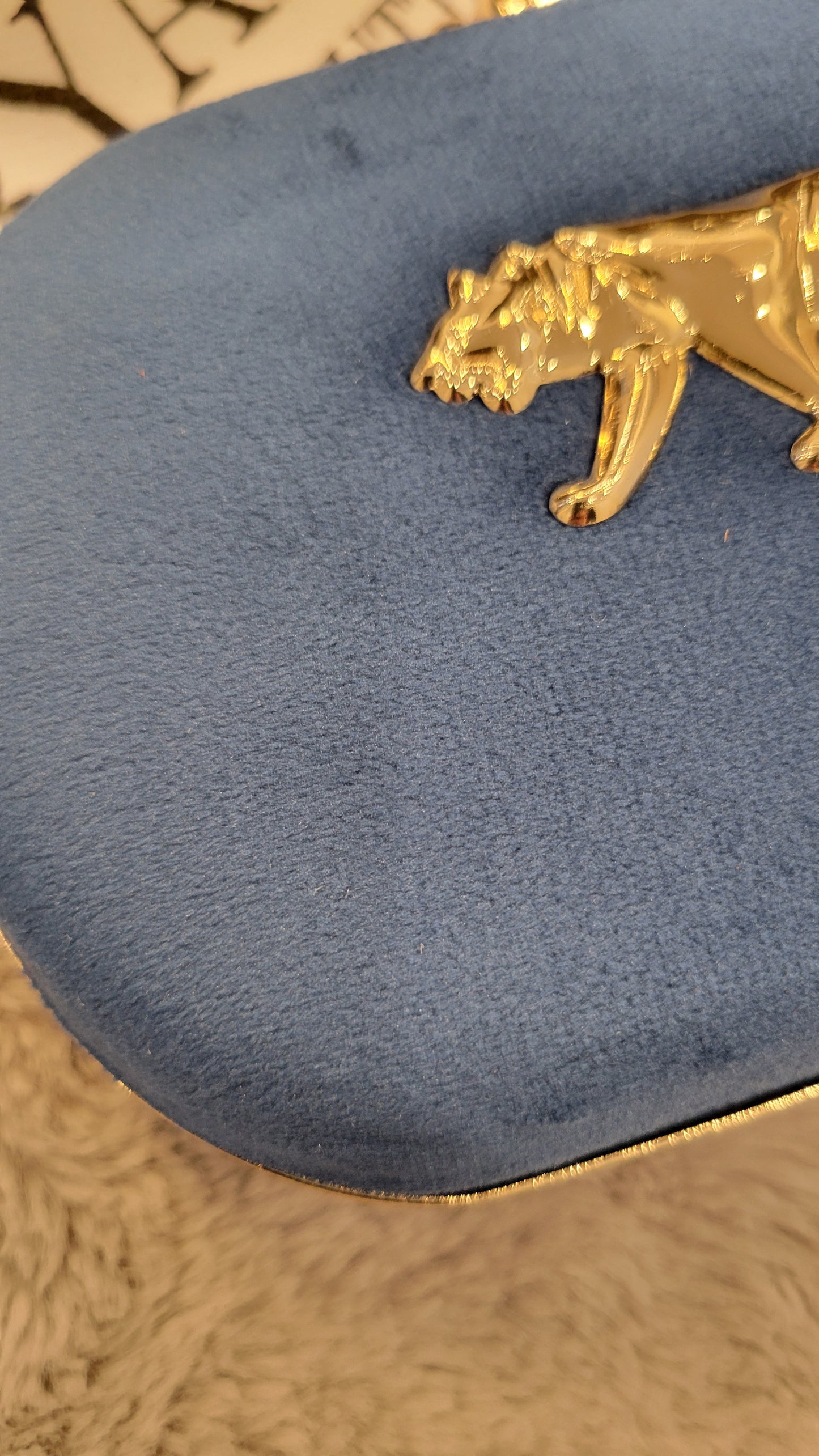 Velvet clutch