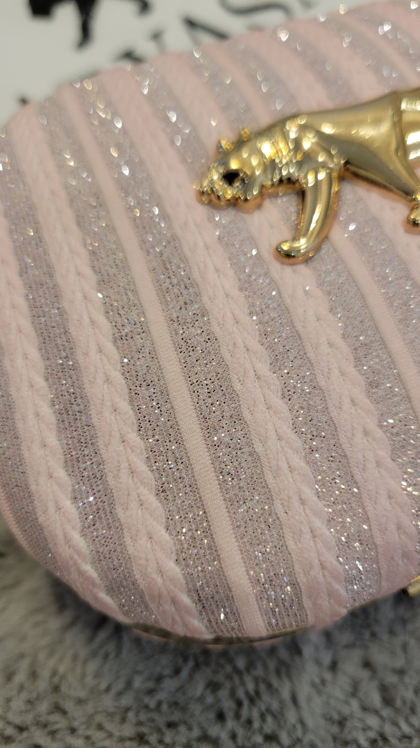 Pink clutch