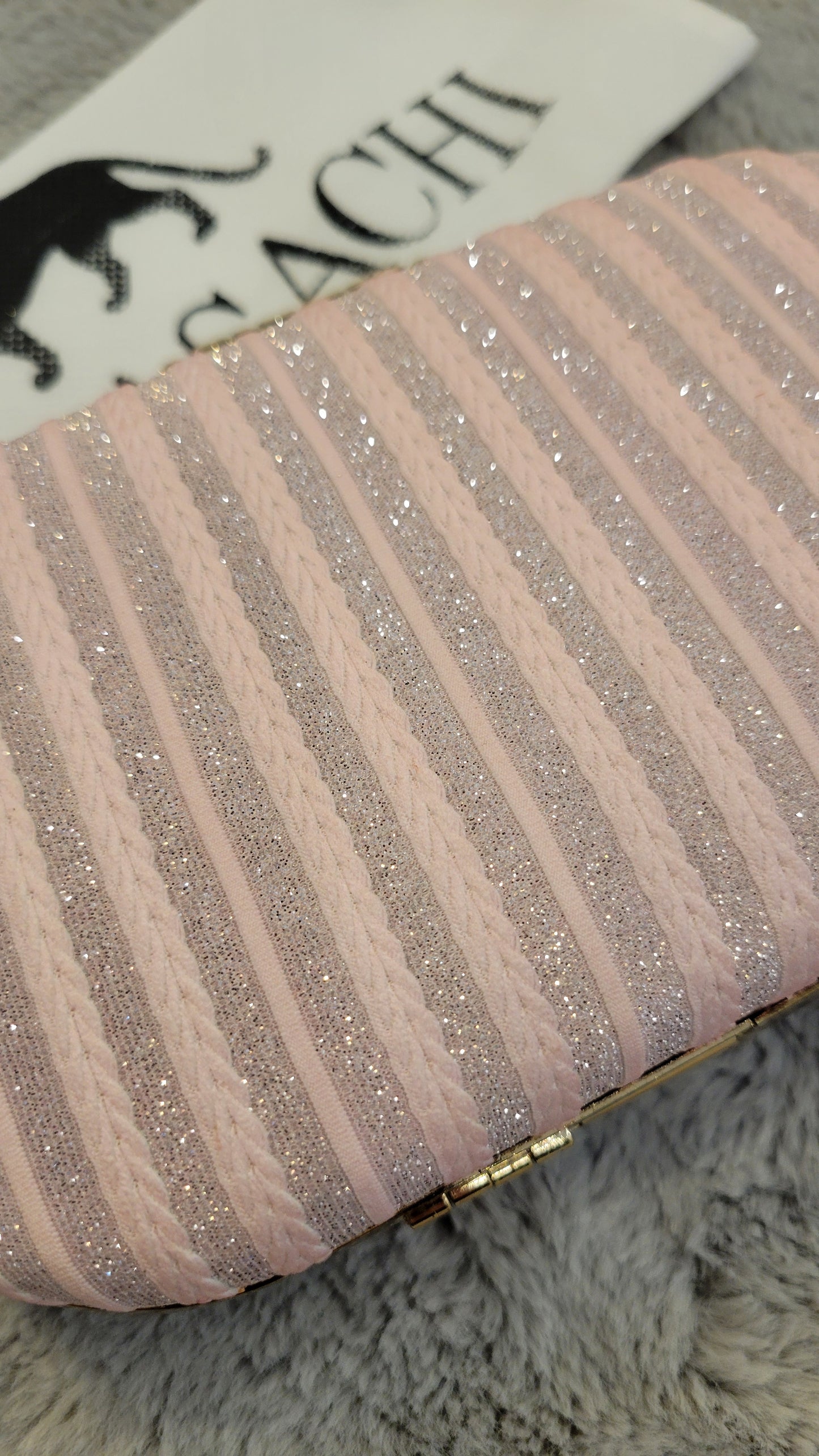 Pink clutch