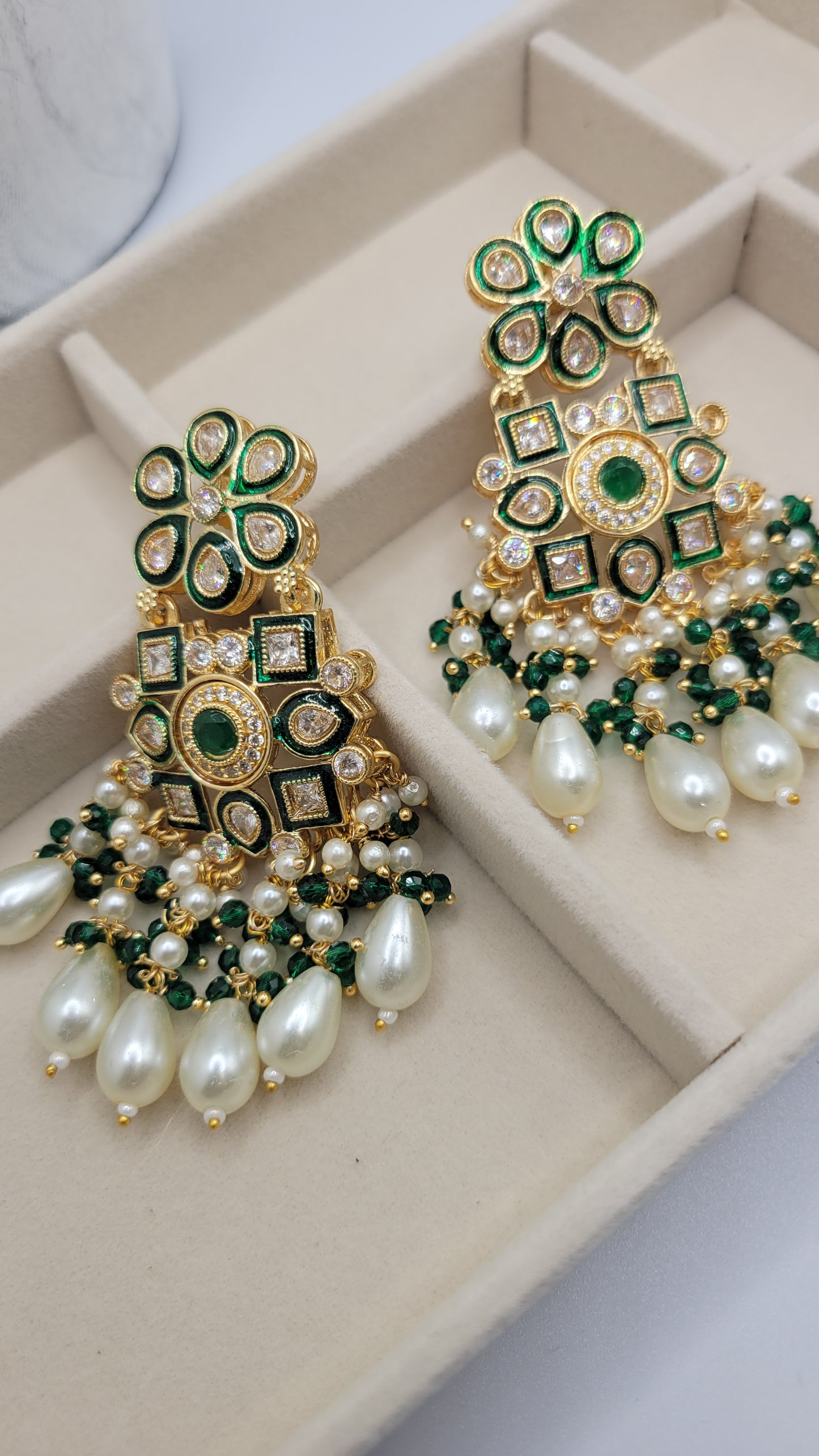 Kundan earrings