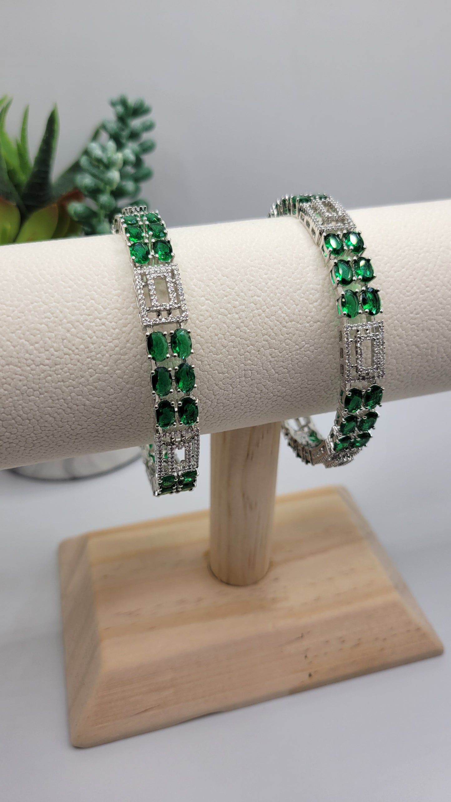 AD green bangles