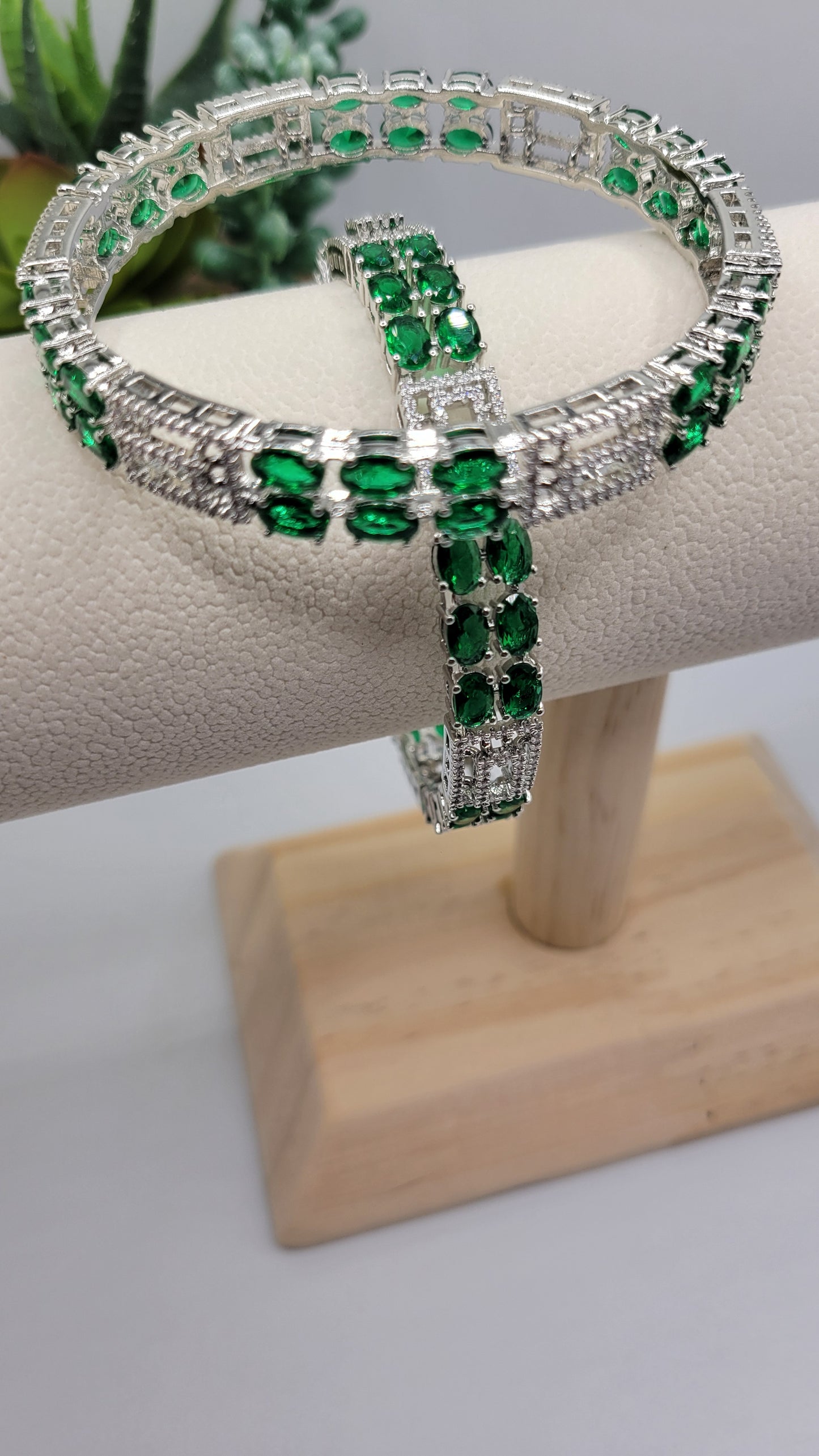 AD green bangles