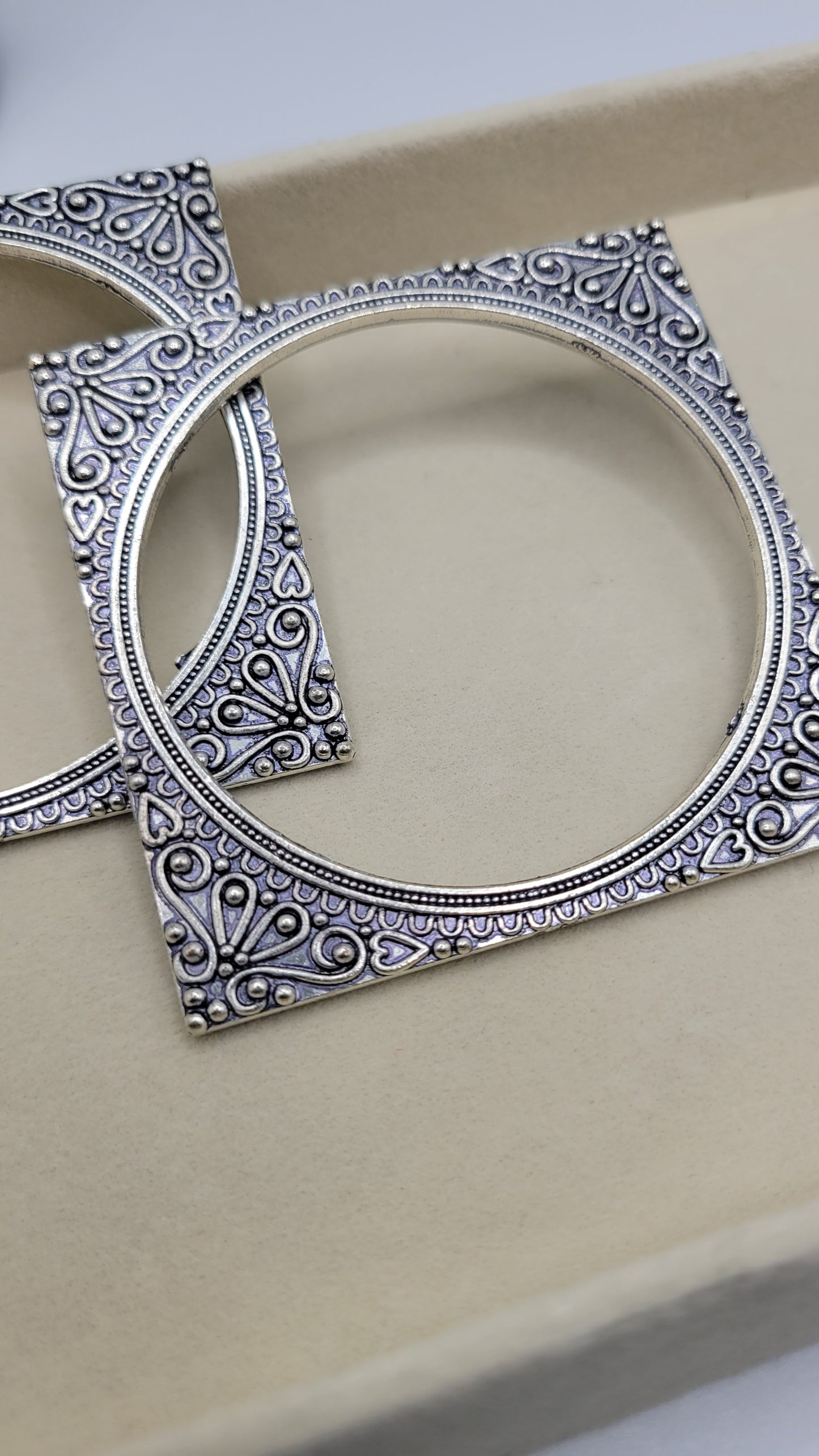 Silver bangles