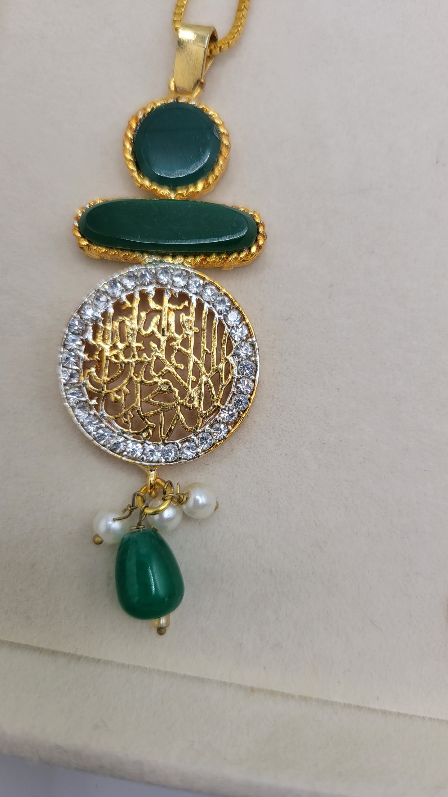 Muslim calligraphy necklace