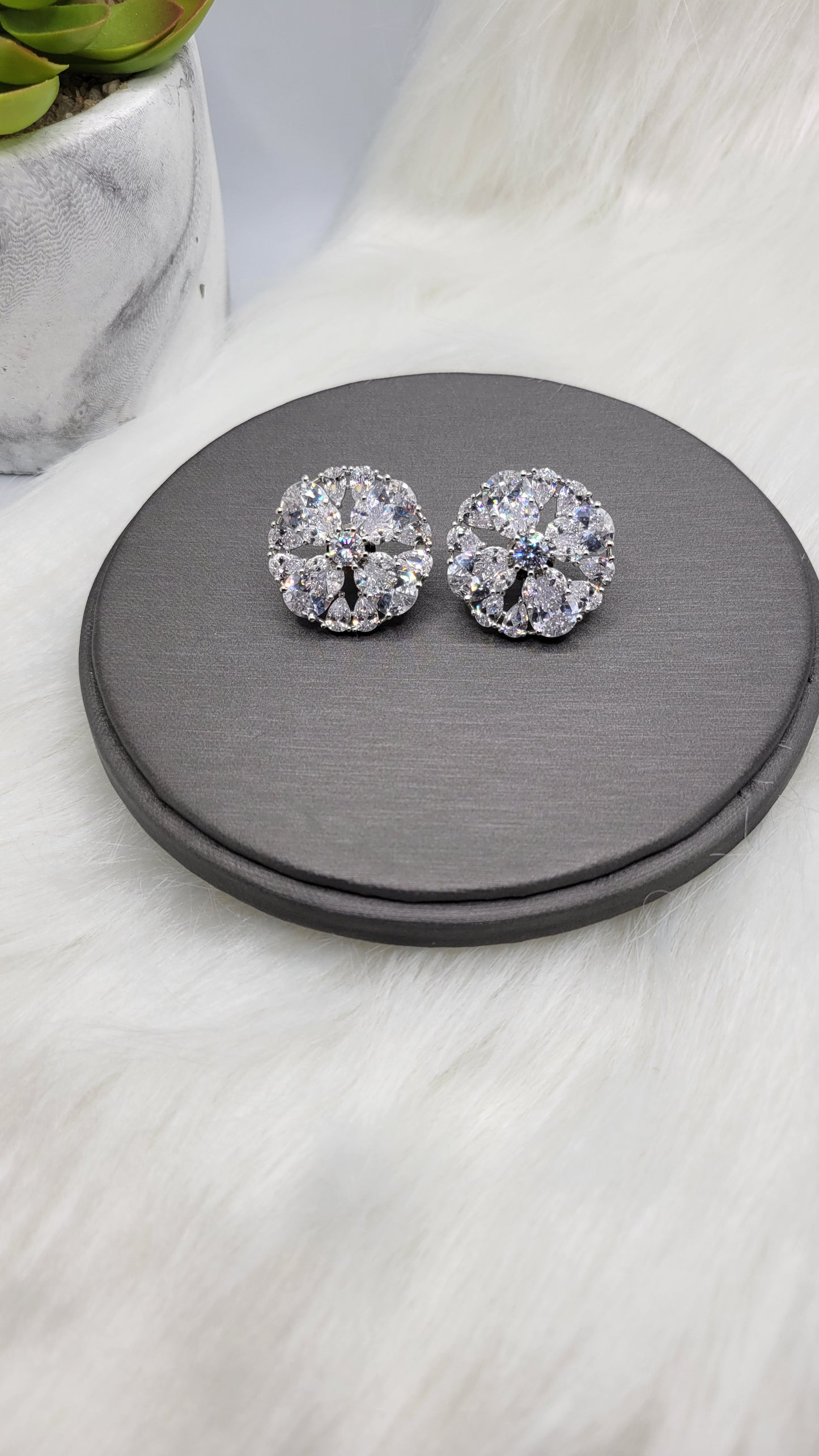 CZ studs