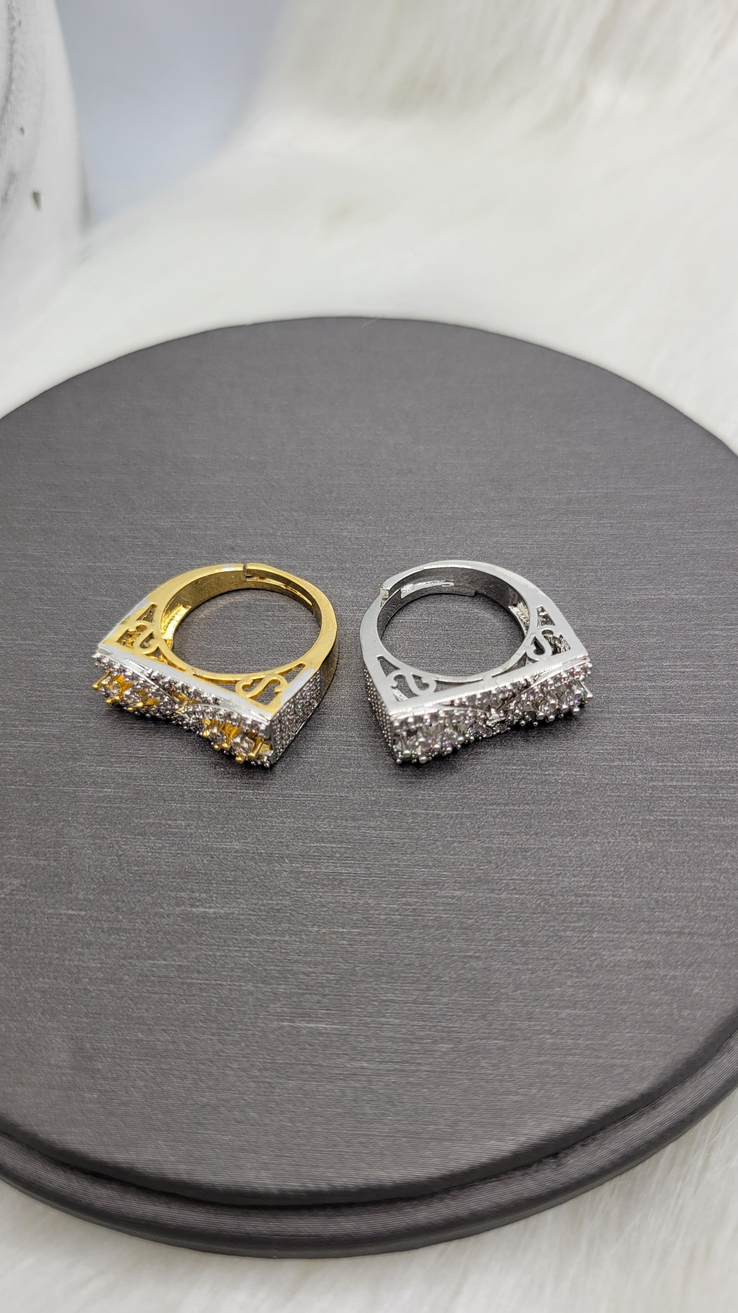 Silver CZ ring