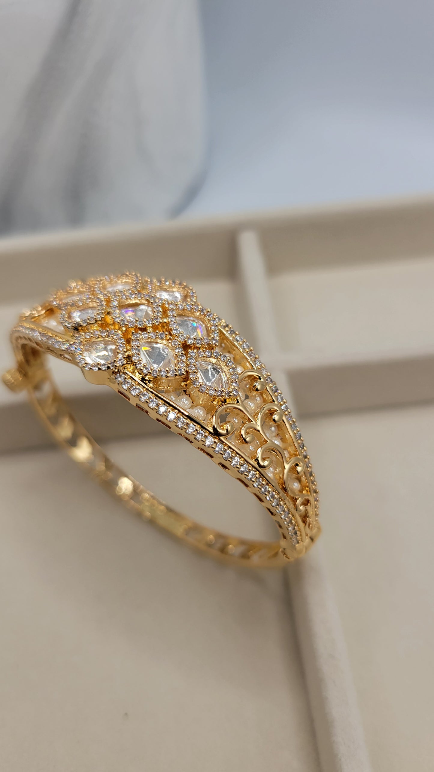 Kundan/AD bangle