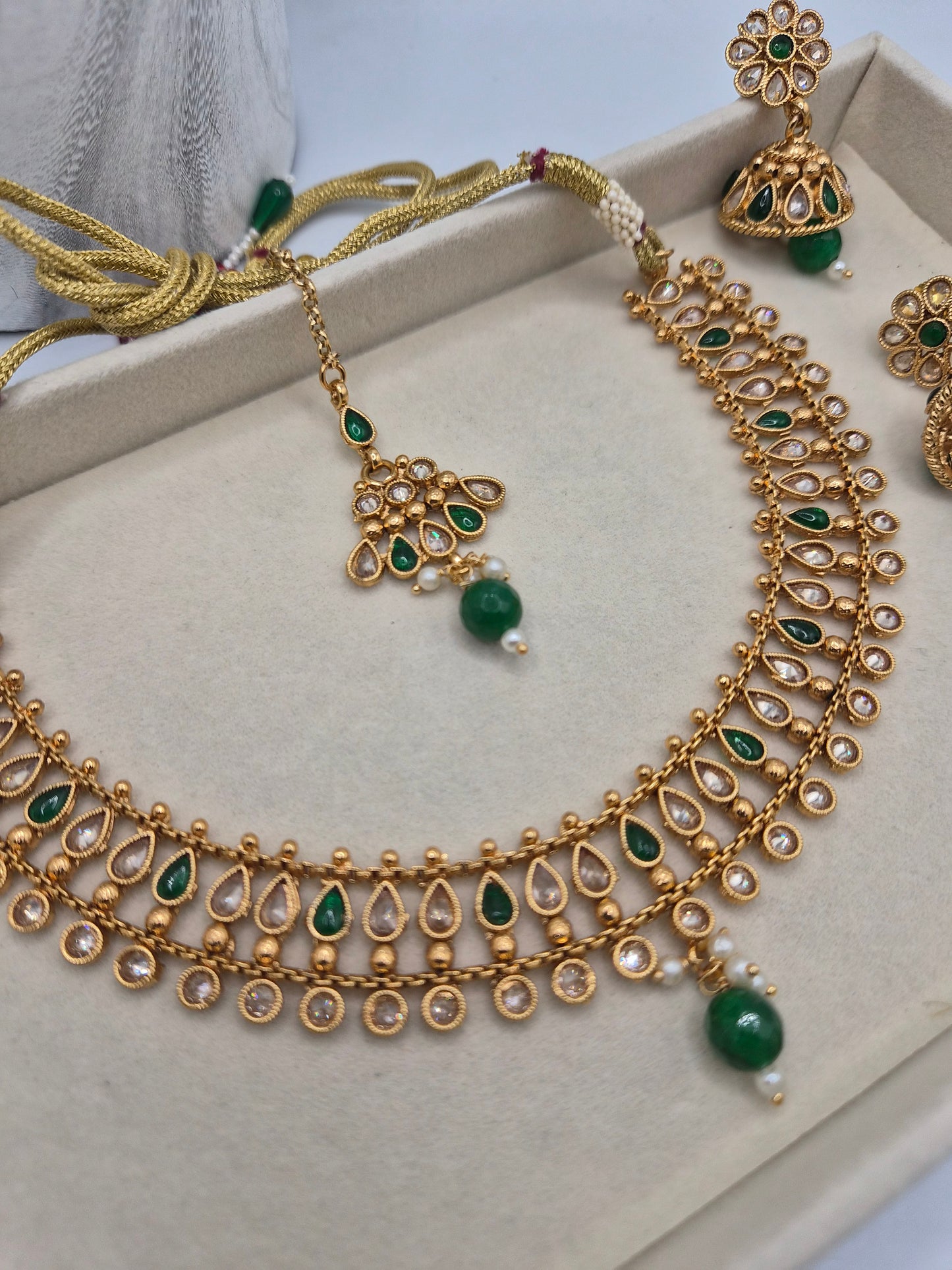 Polki kundan set