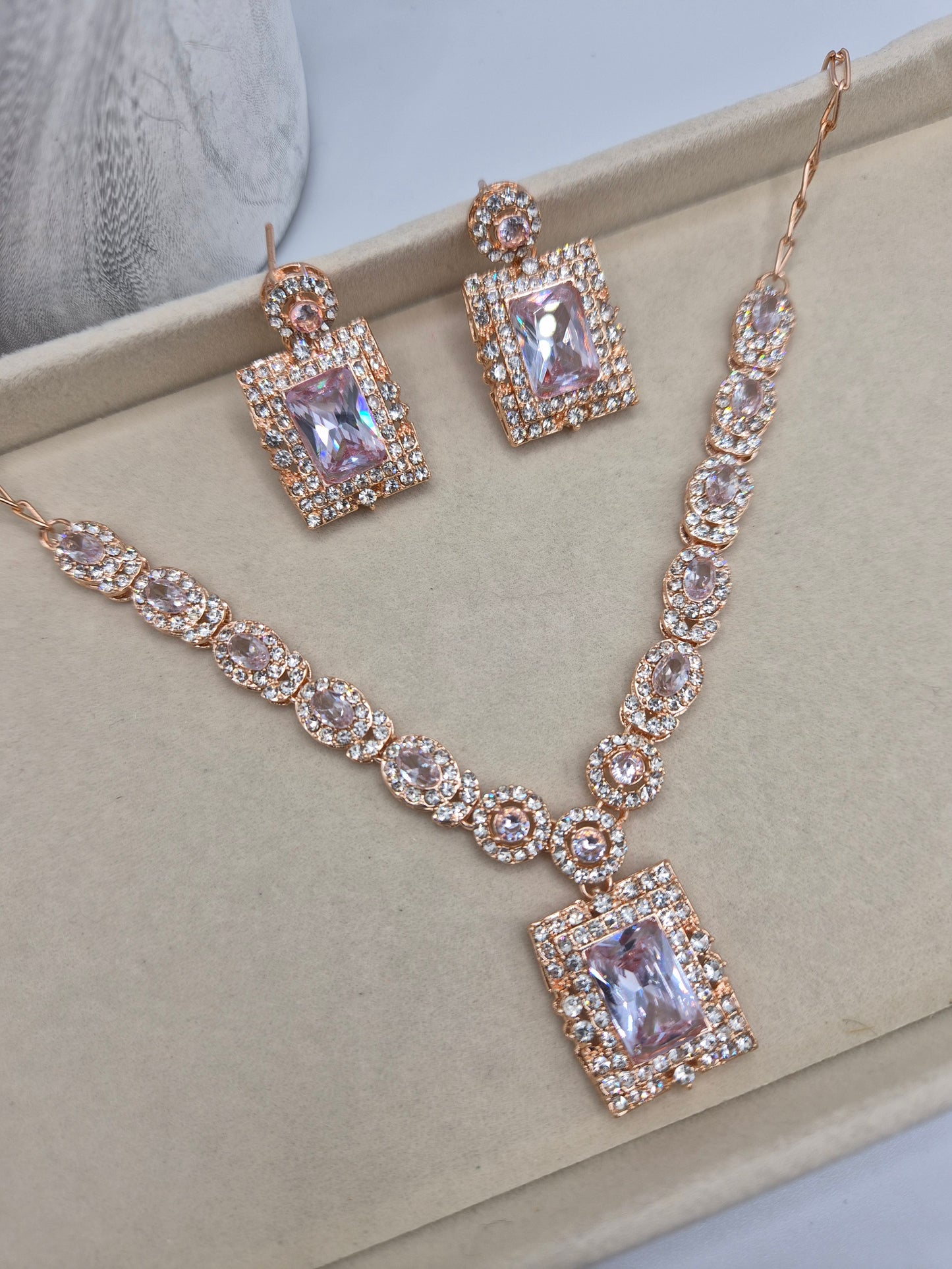 Rose gold AD set