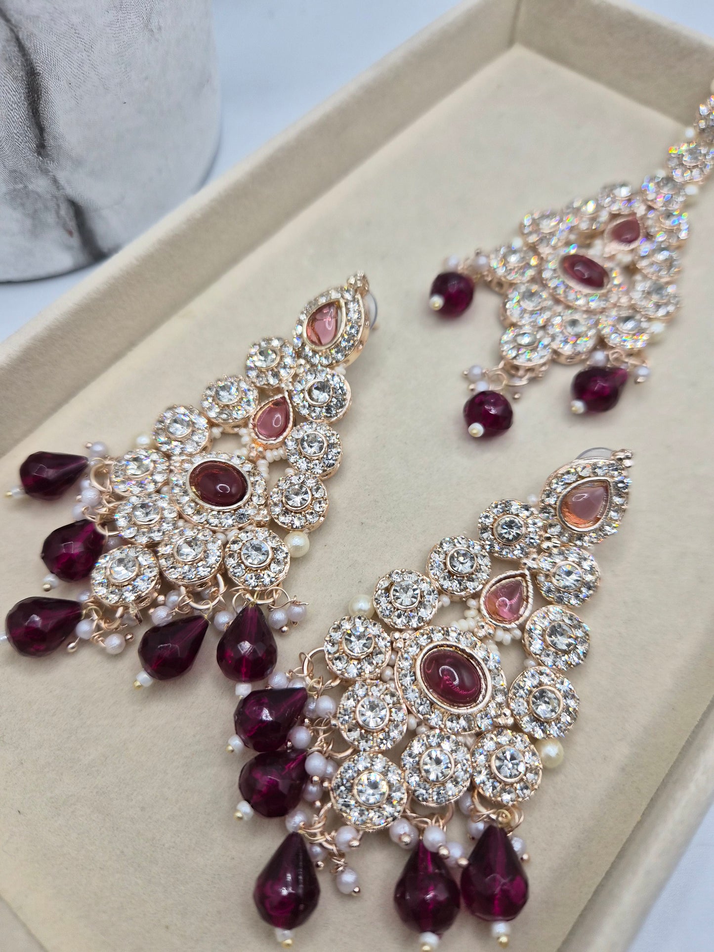 Kundan earrings