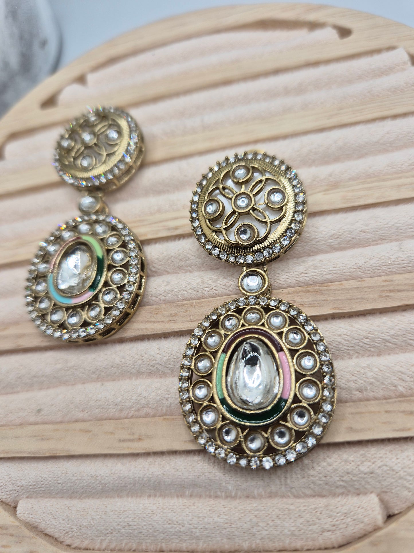 Kundan earrings