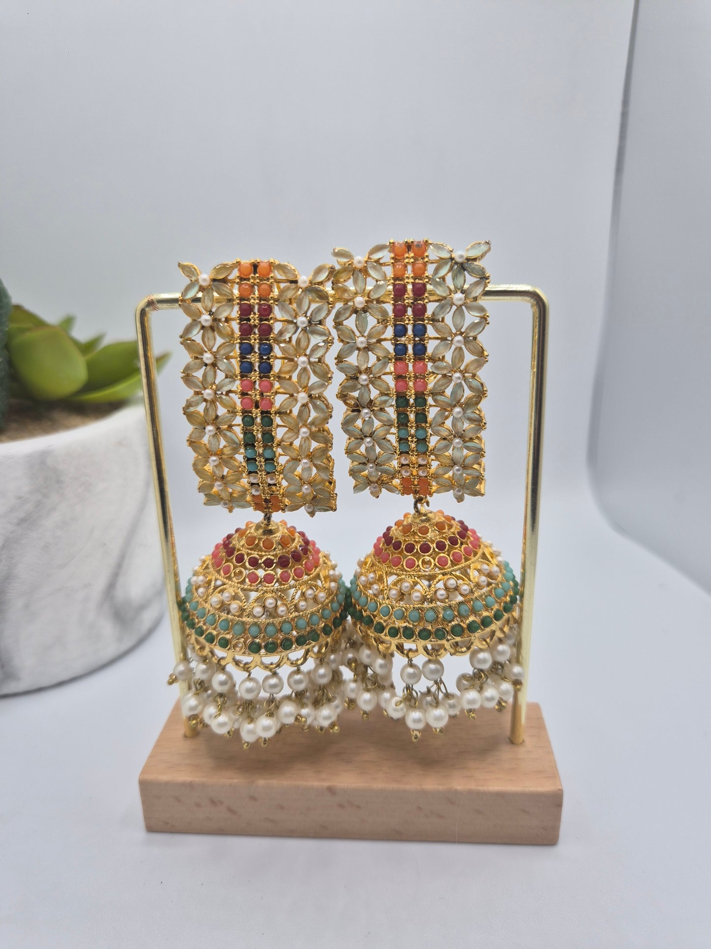 Jhumka earrings