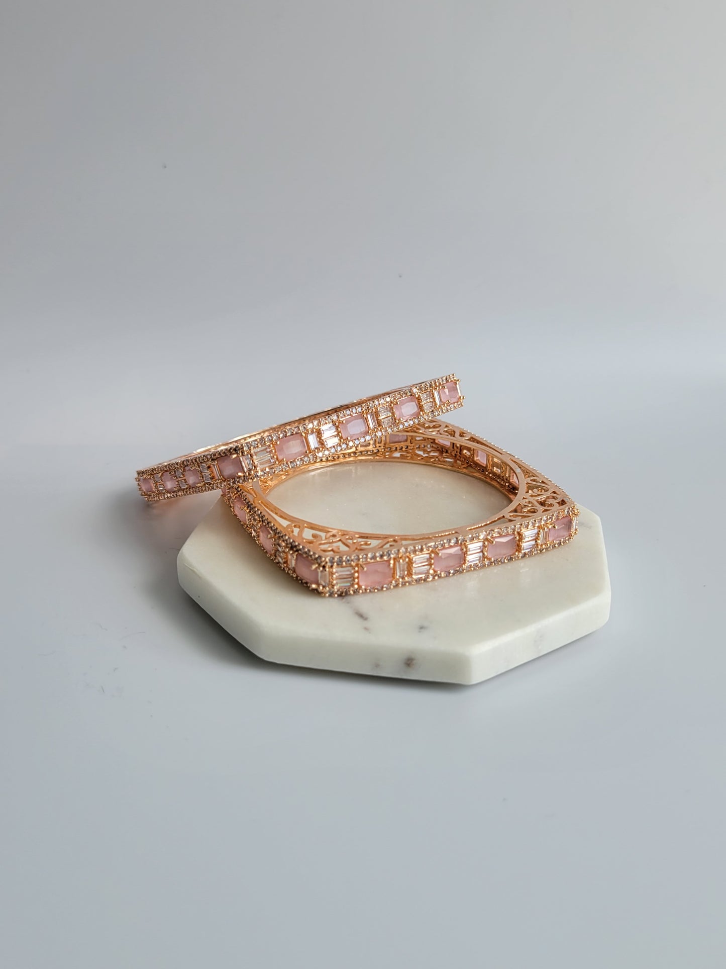 Rose Gold and Blush Pink AD Square