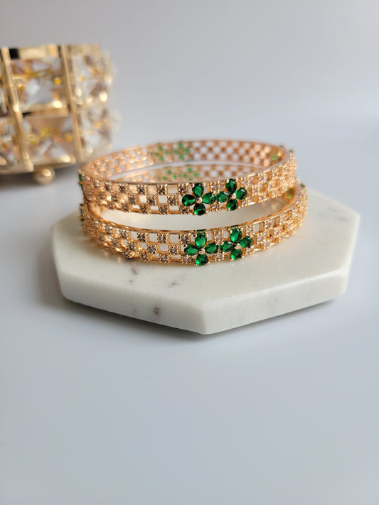 Rose Gold and Green AD