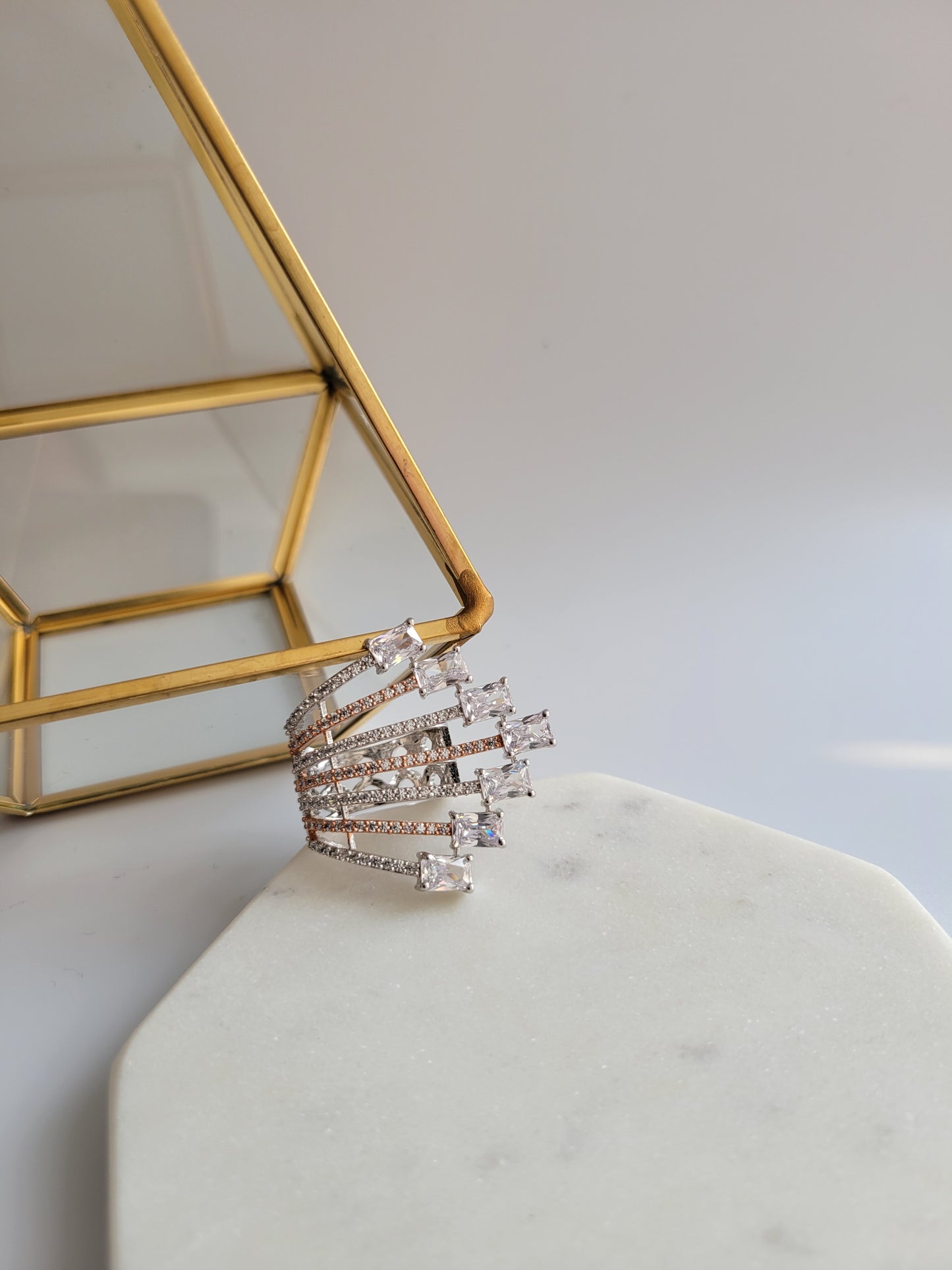 Rose Gold and Rhodium AD