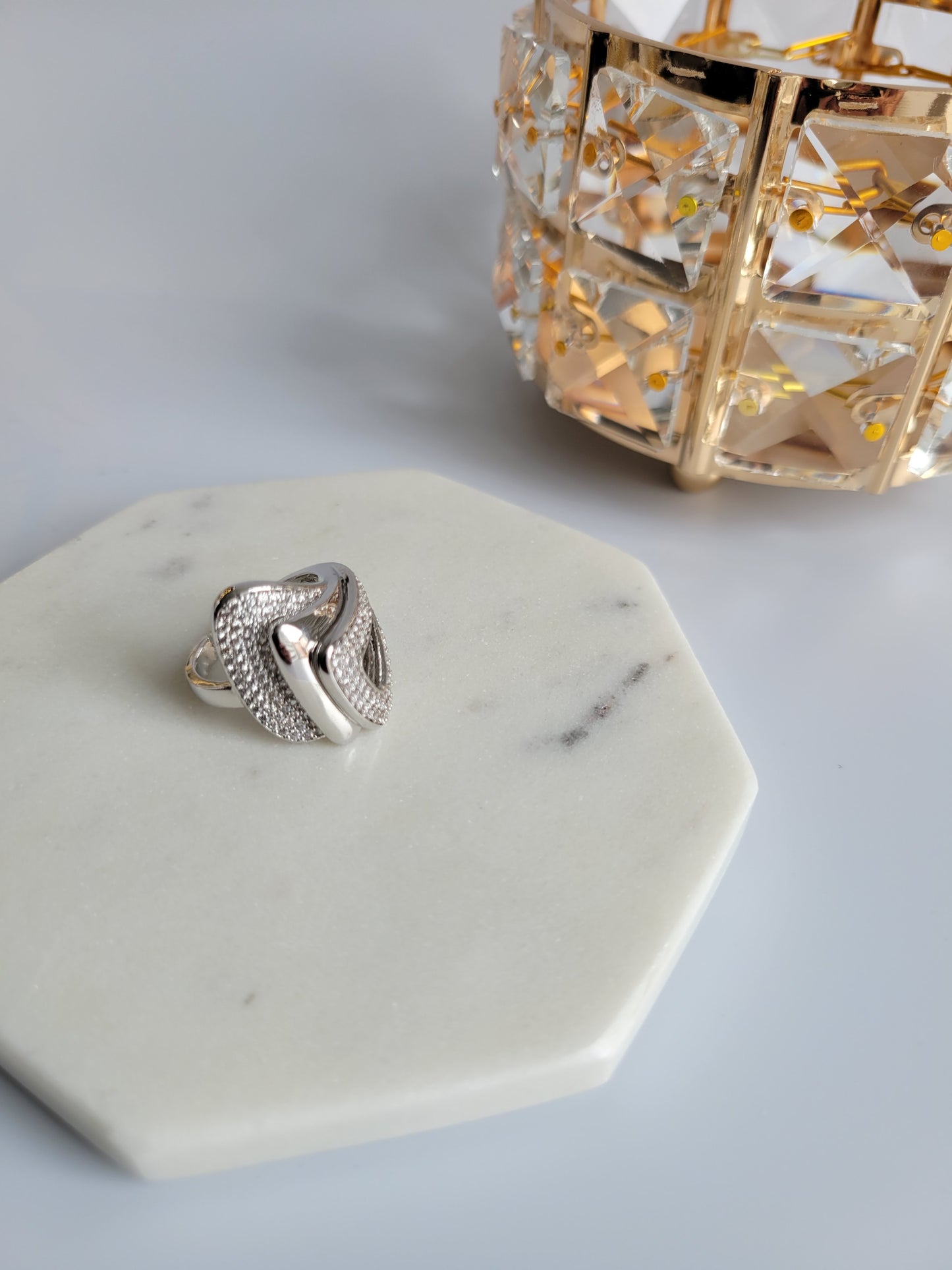 Silver AD ring