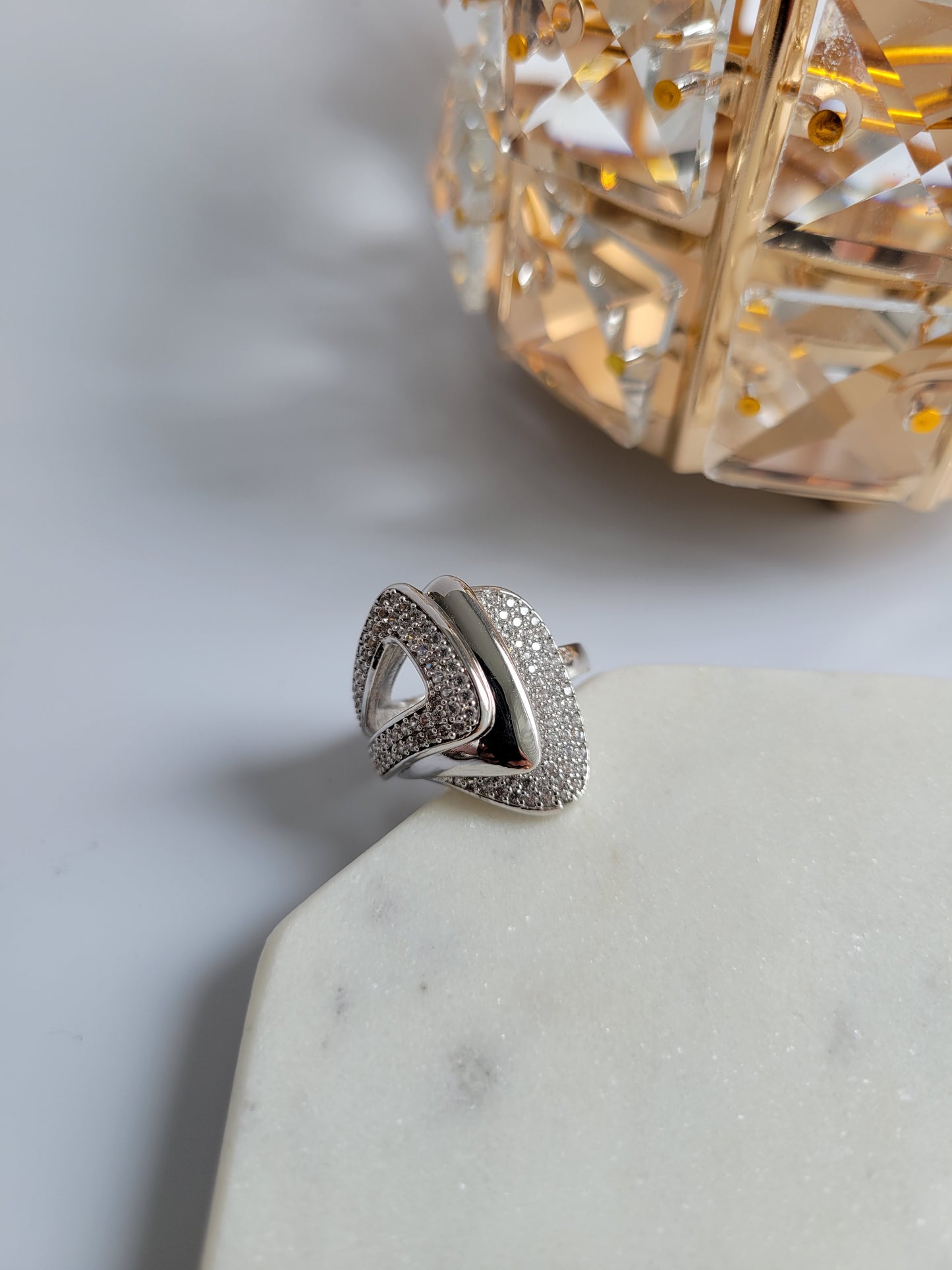 Silver AD ring