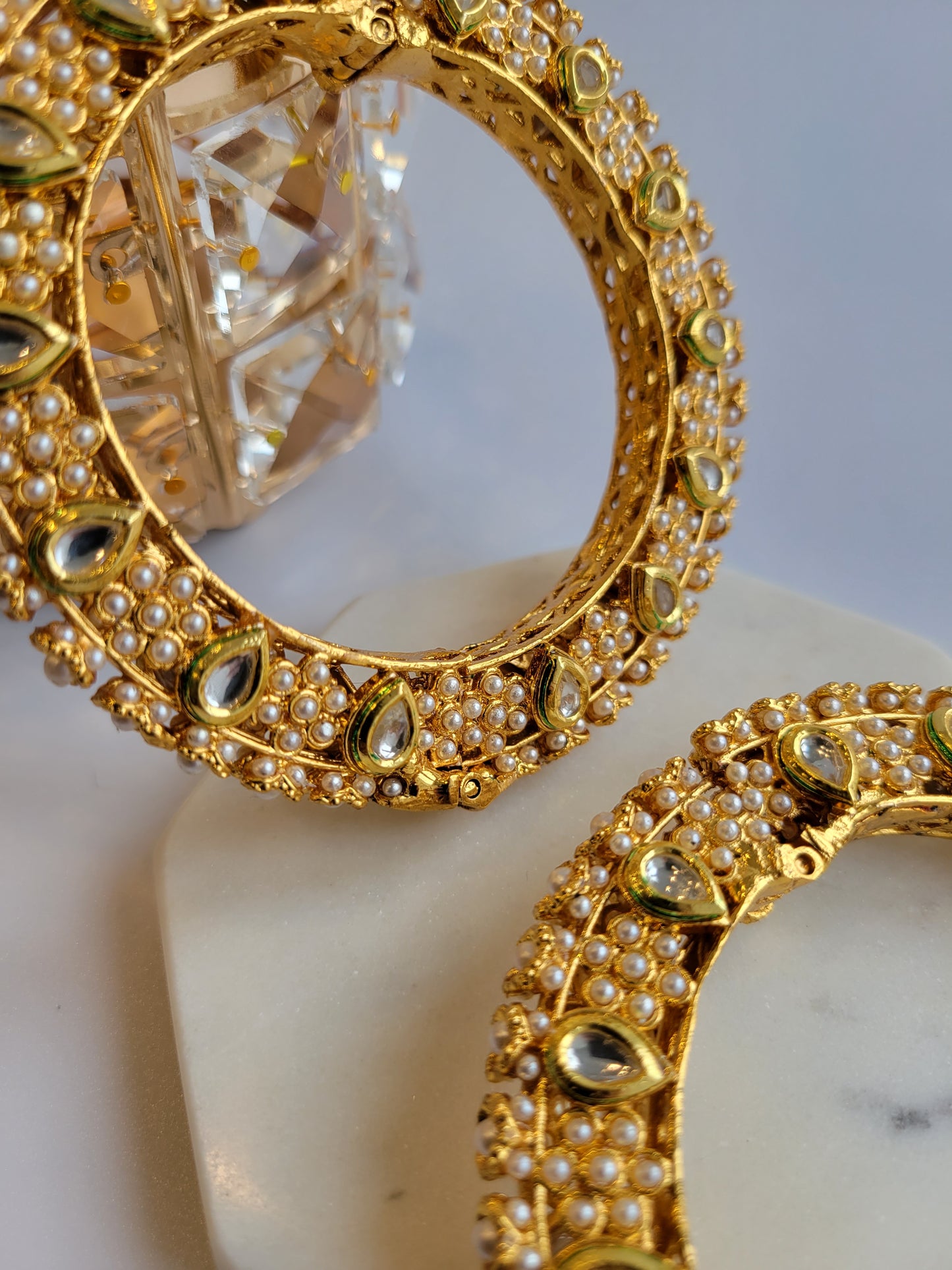 Jadau Meenakari bangles