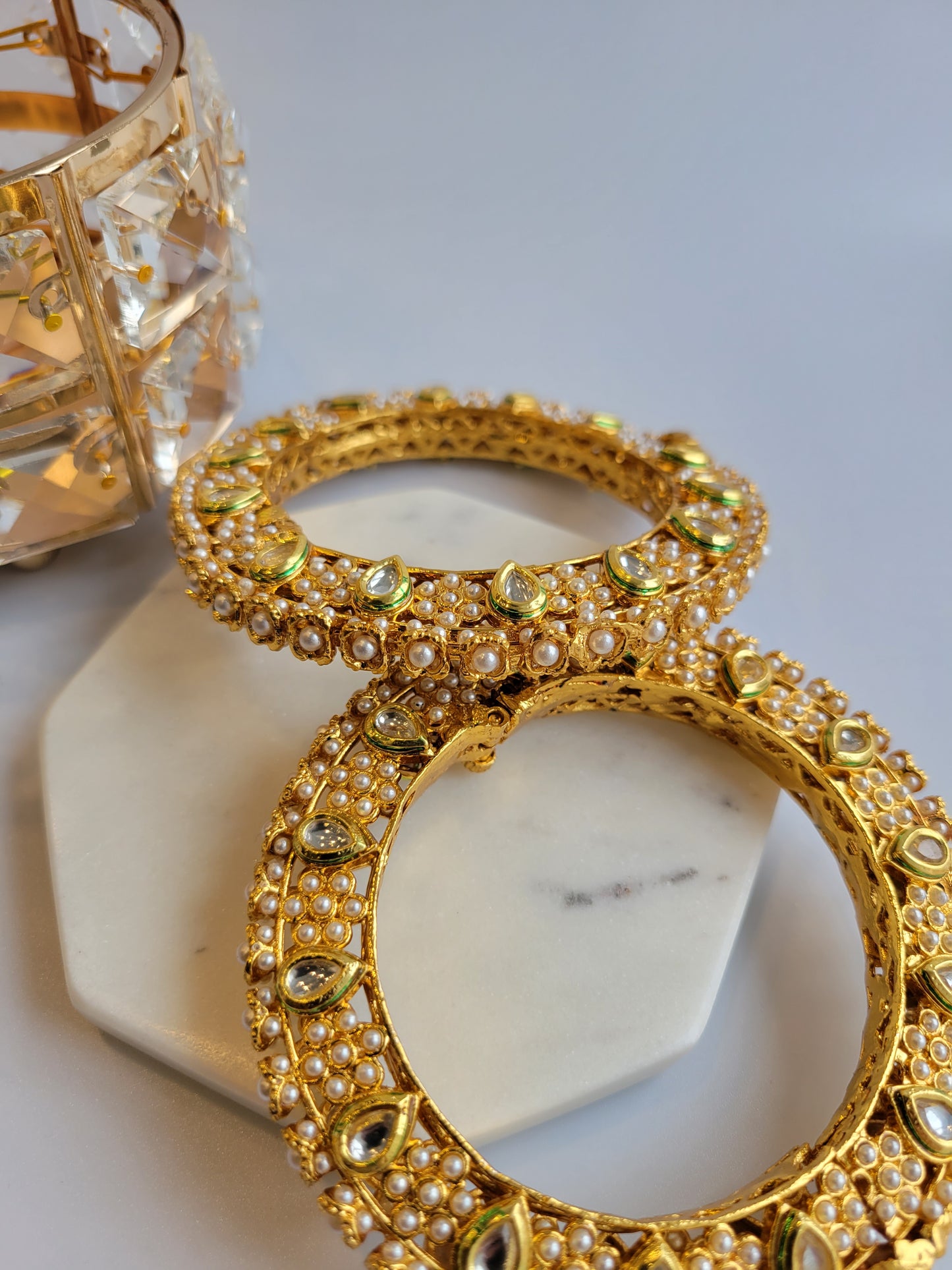 Jadau Meenakari bangles