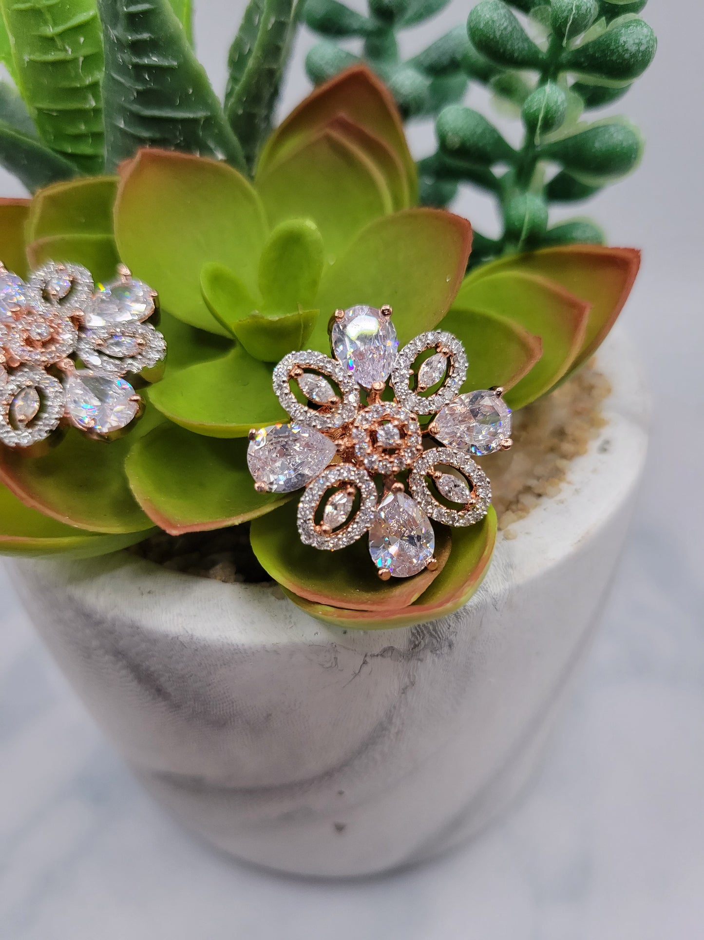 Rose Gold AD studs