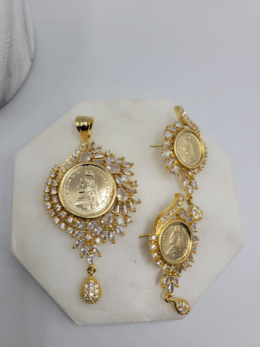 Coin pendant set