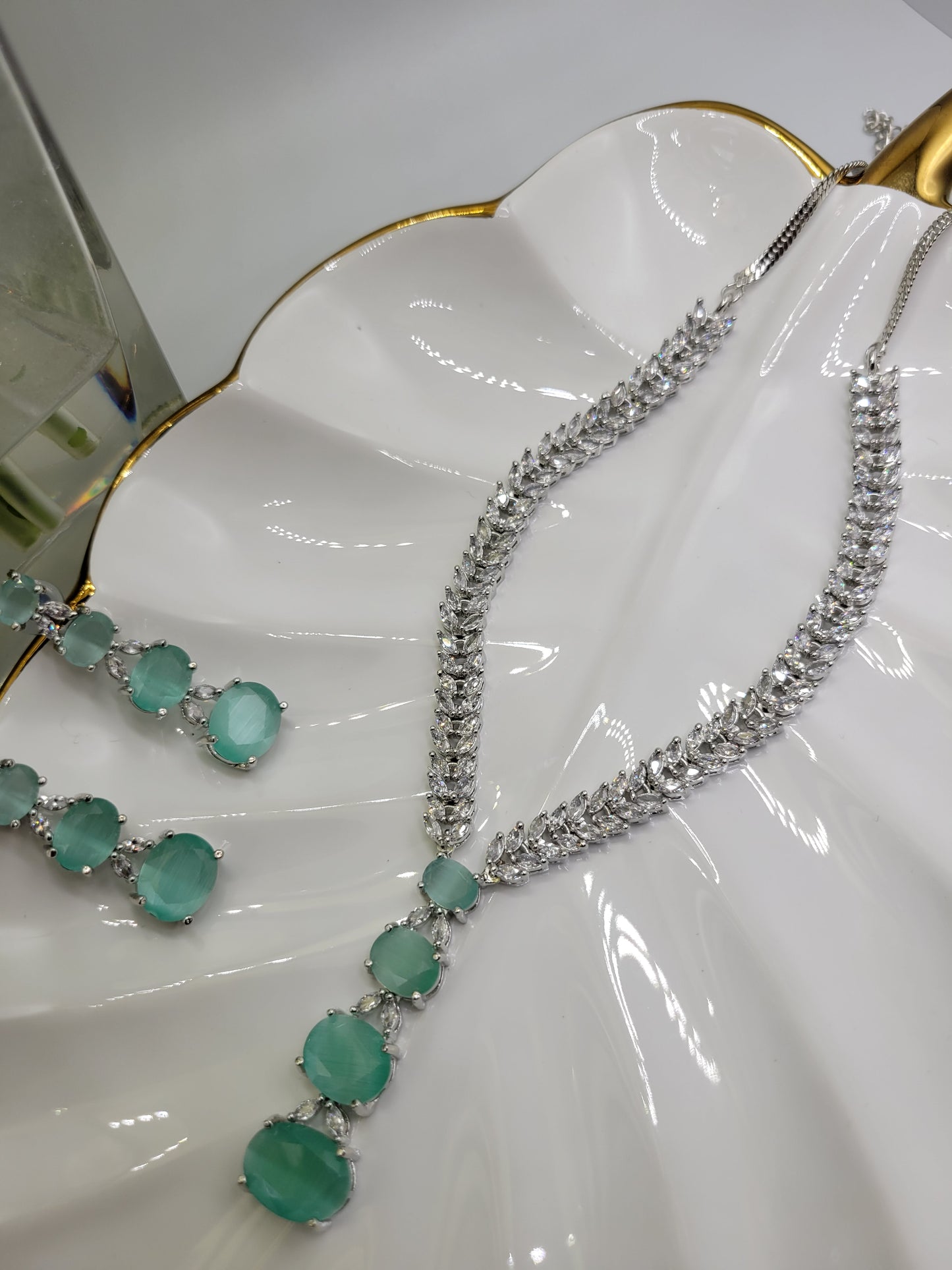 Mint AD necklace set