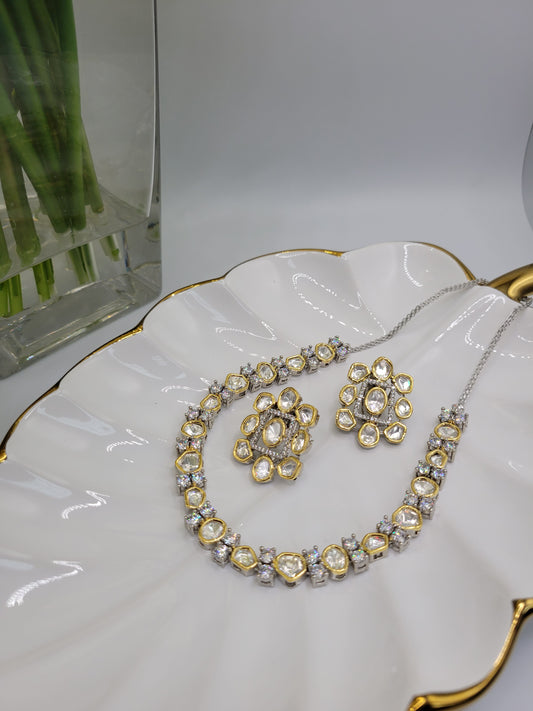 Kundan necklace set