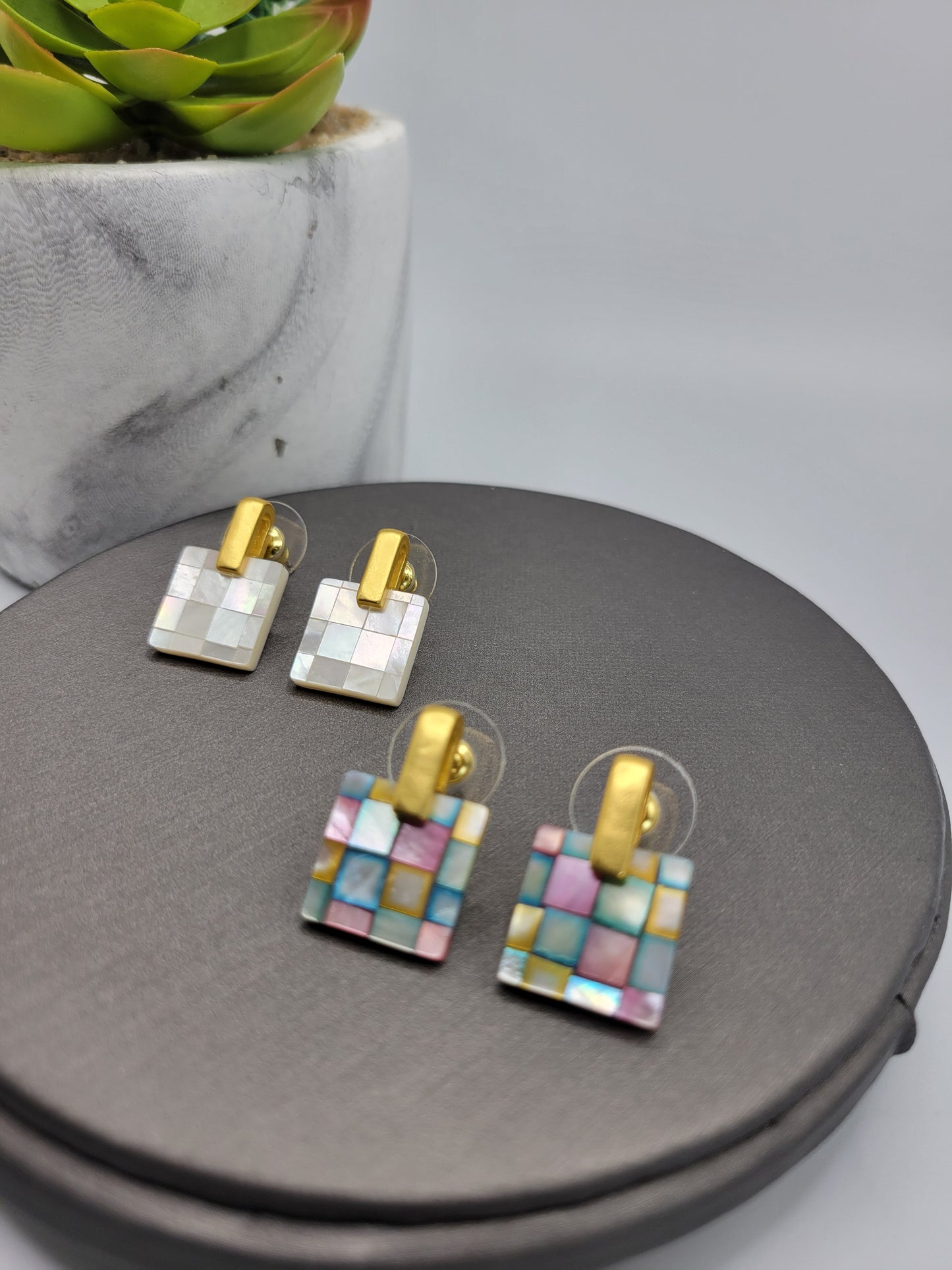 Mother of pearl earrings