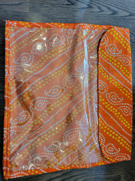 Bandhani saree storage bags/garment bags