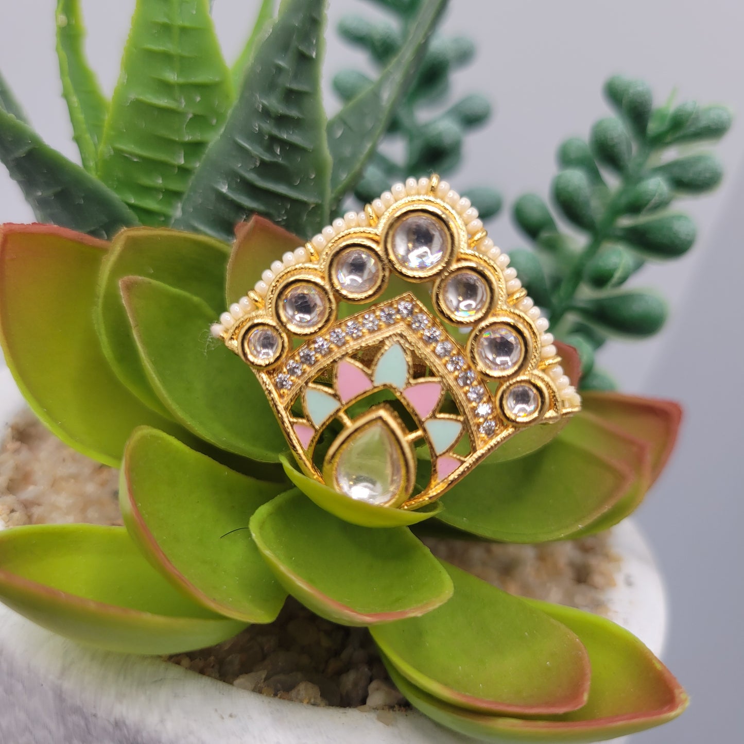 Kundan AD ring