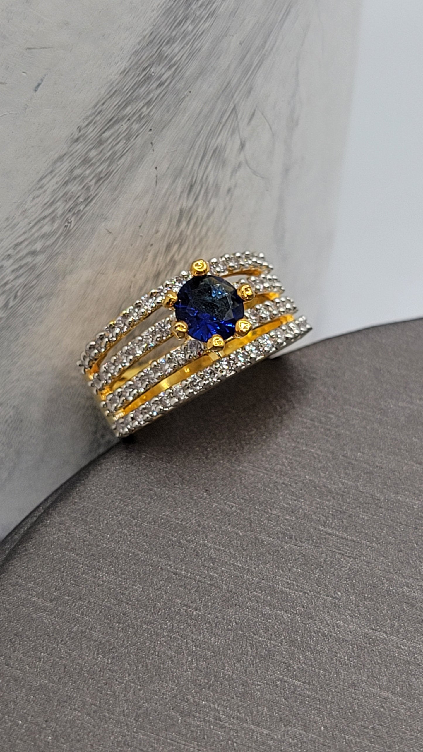 24k plated CZ ring