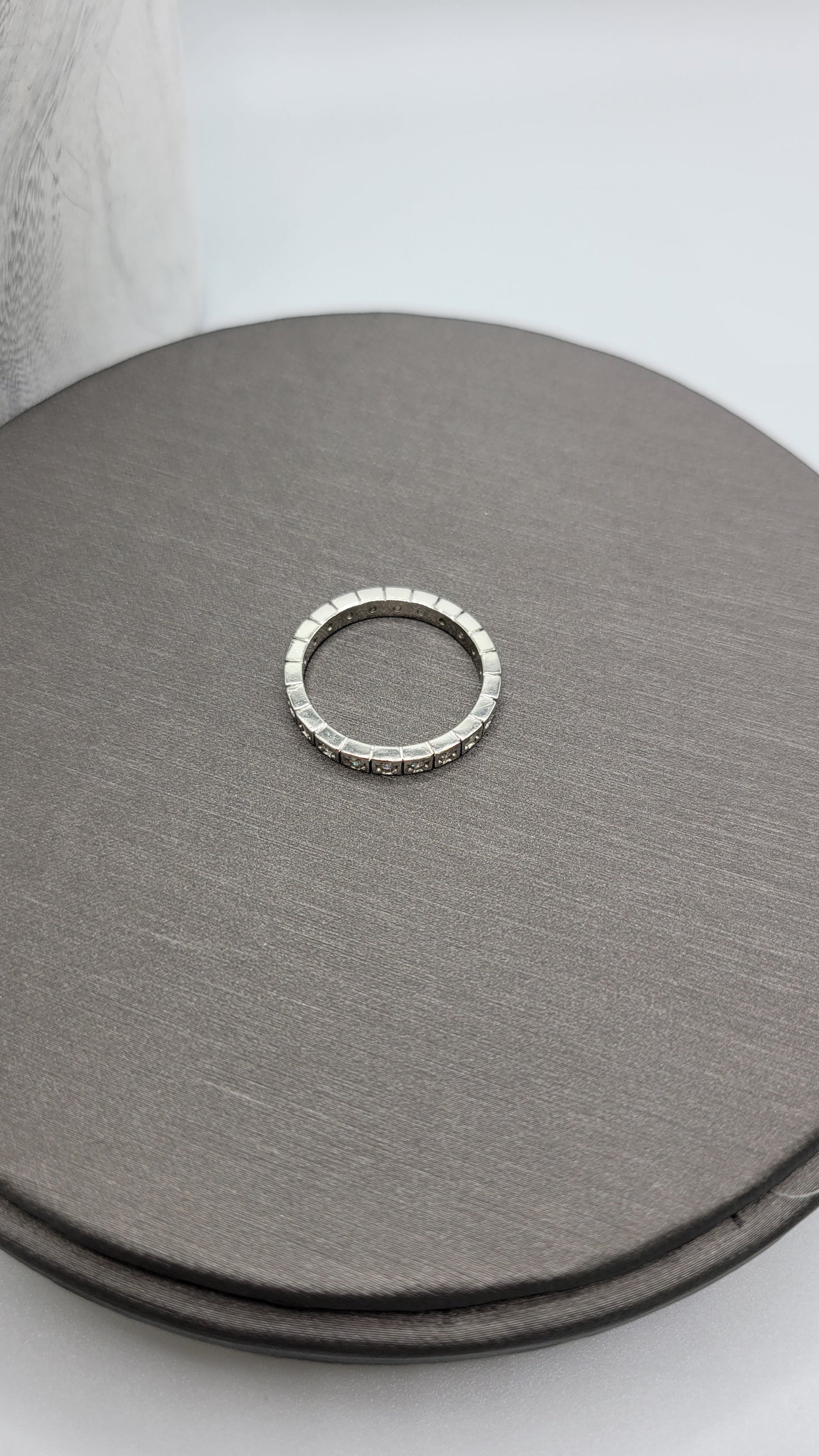 925 sterling CZ band