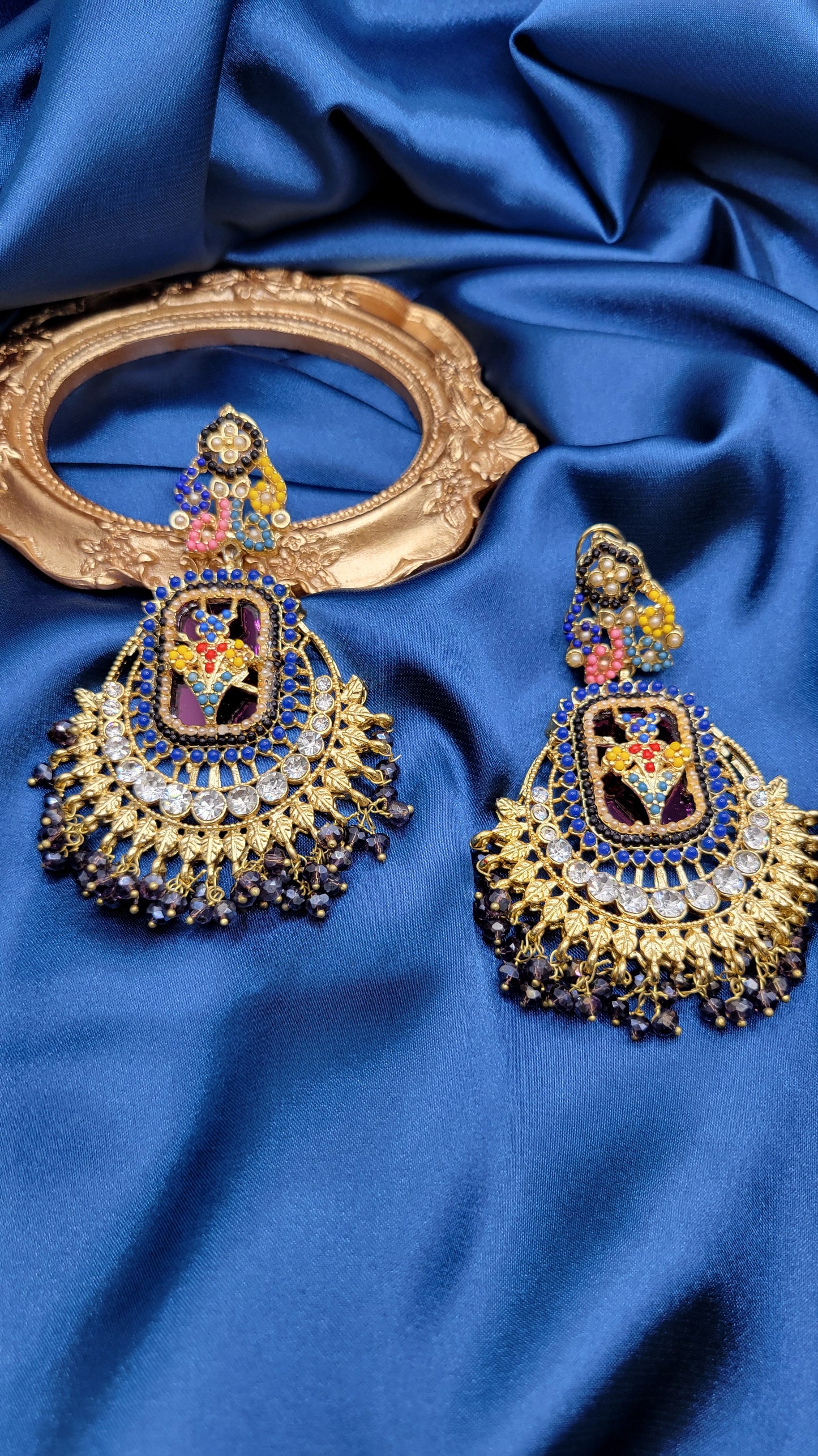 Chandbali/chandelier earrings