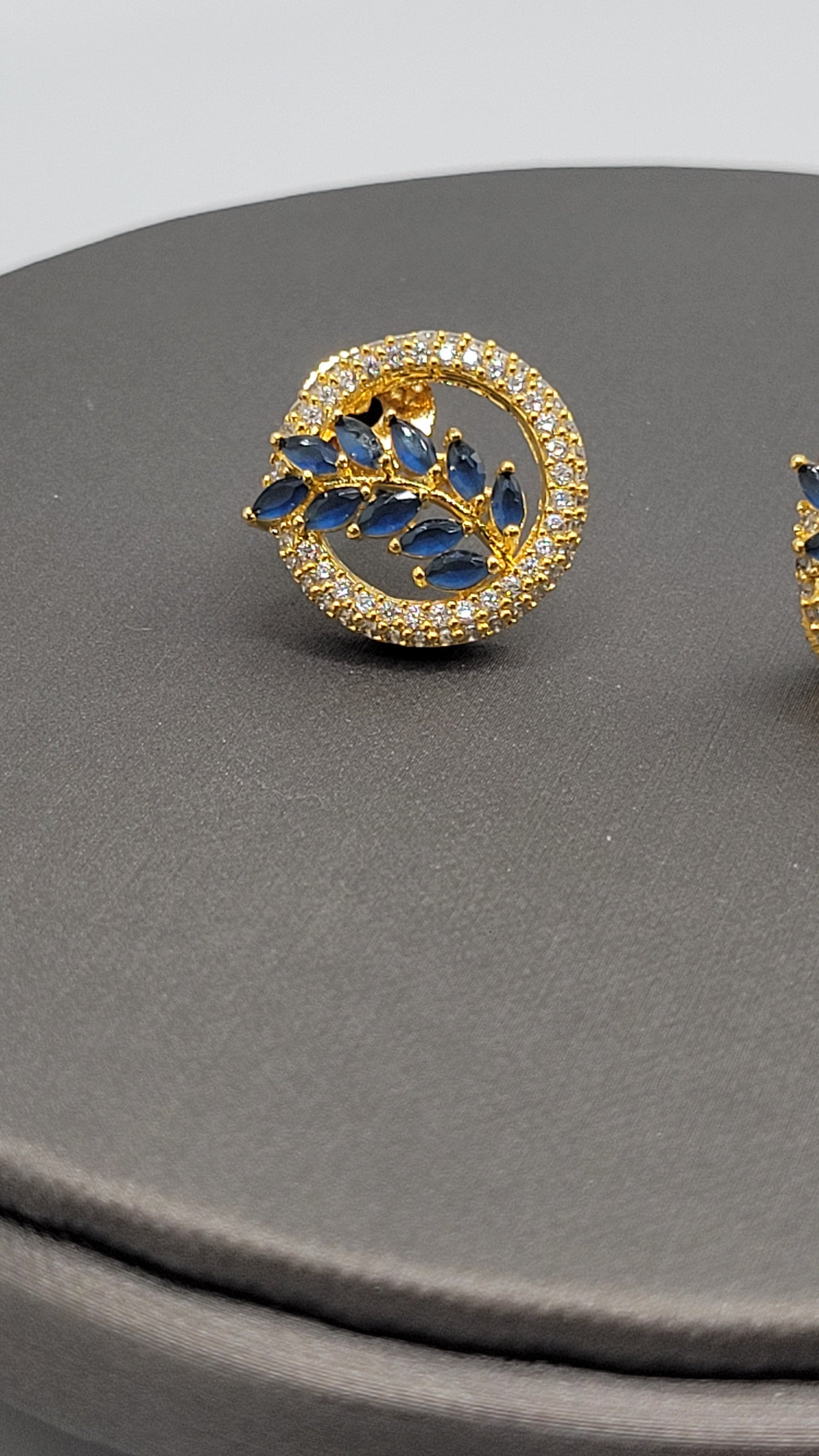 24k GP CZ studs