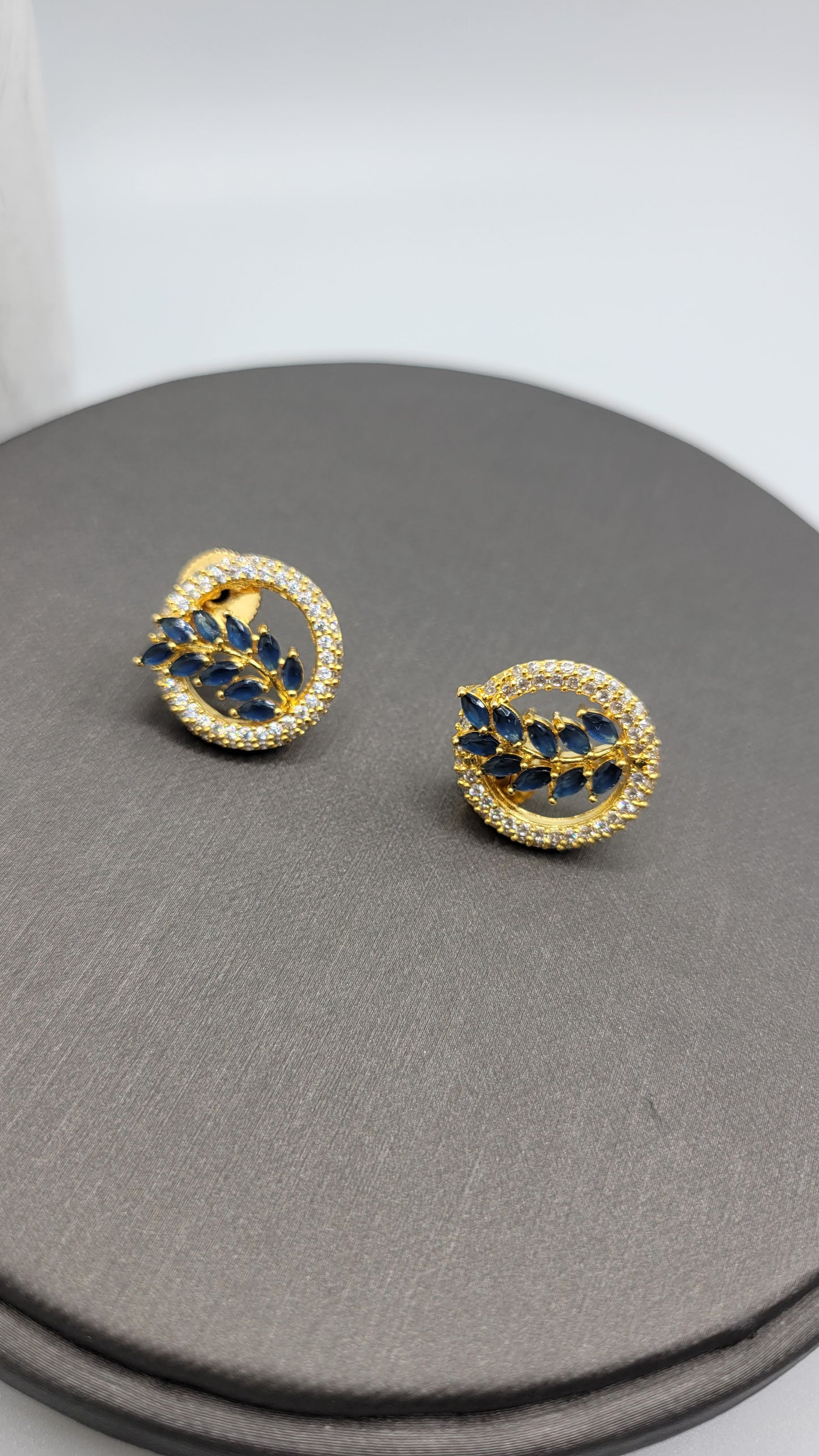 24k GP CZ studs