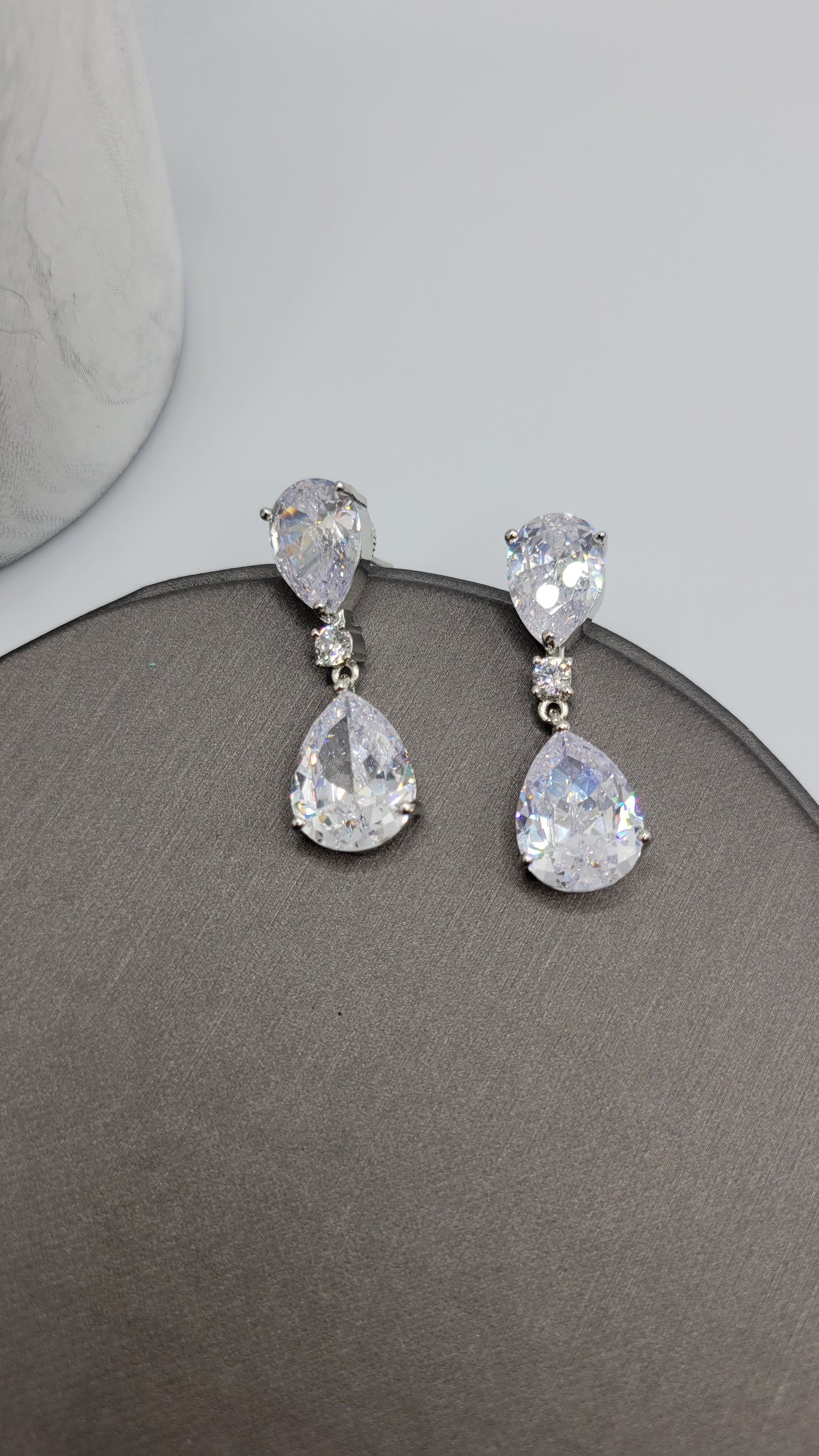 Cubic Zirconia Drop earrings