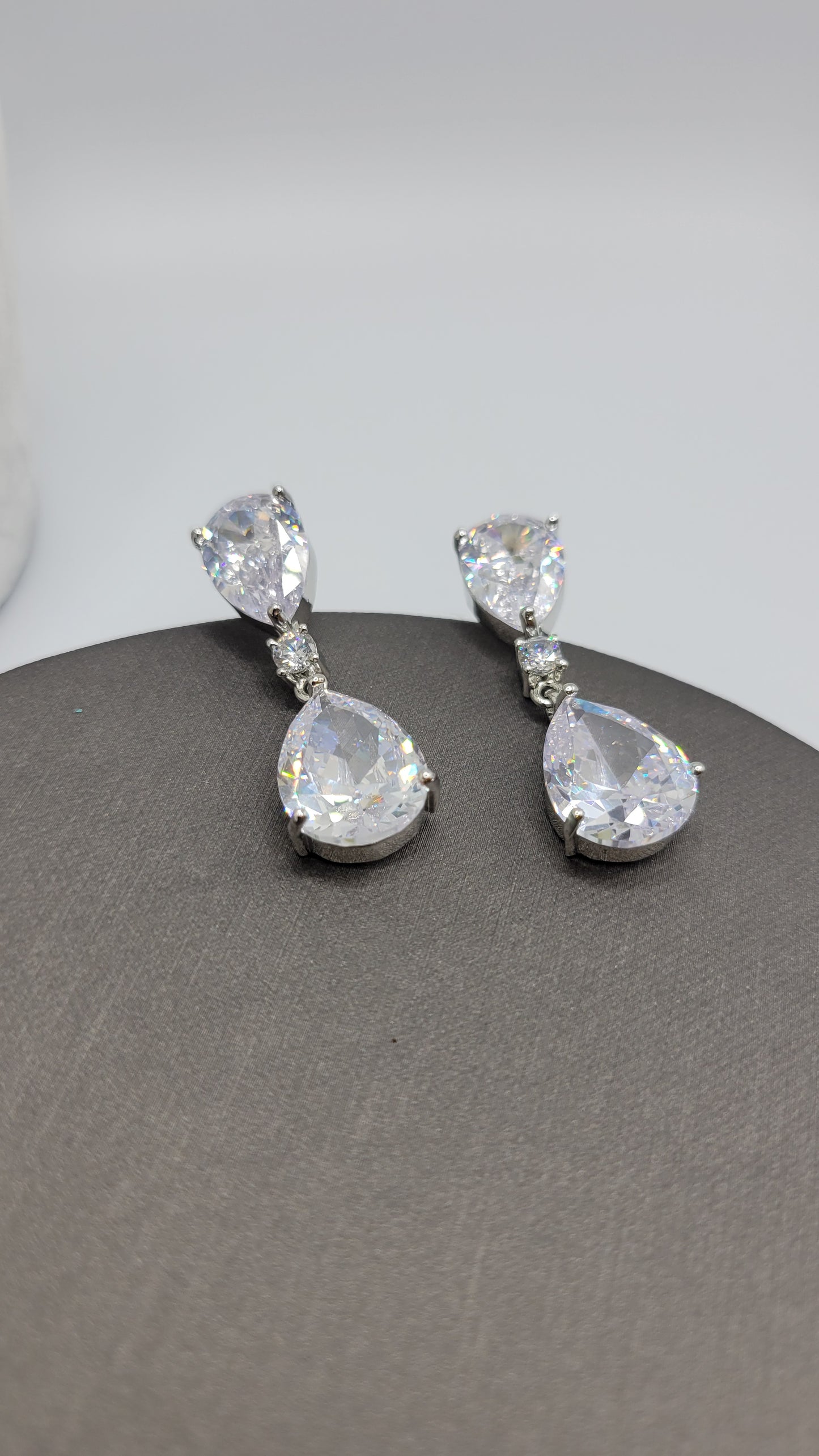 Cubic Zirconia Drop earrings