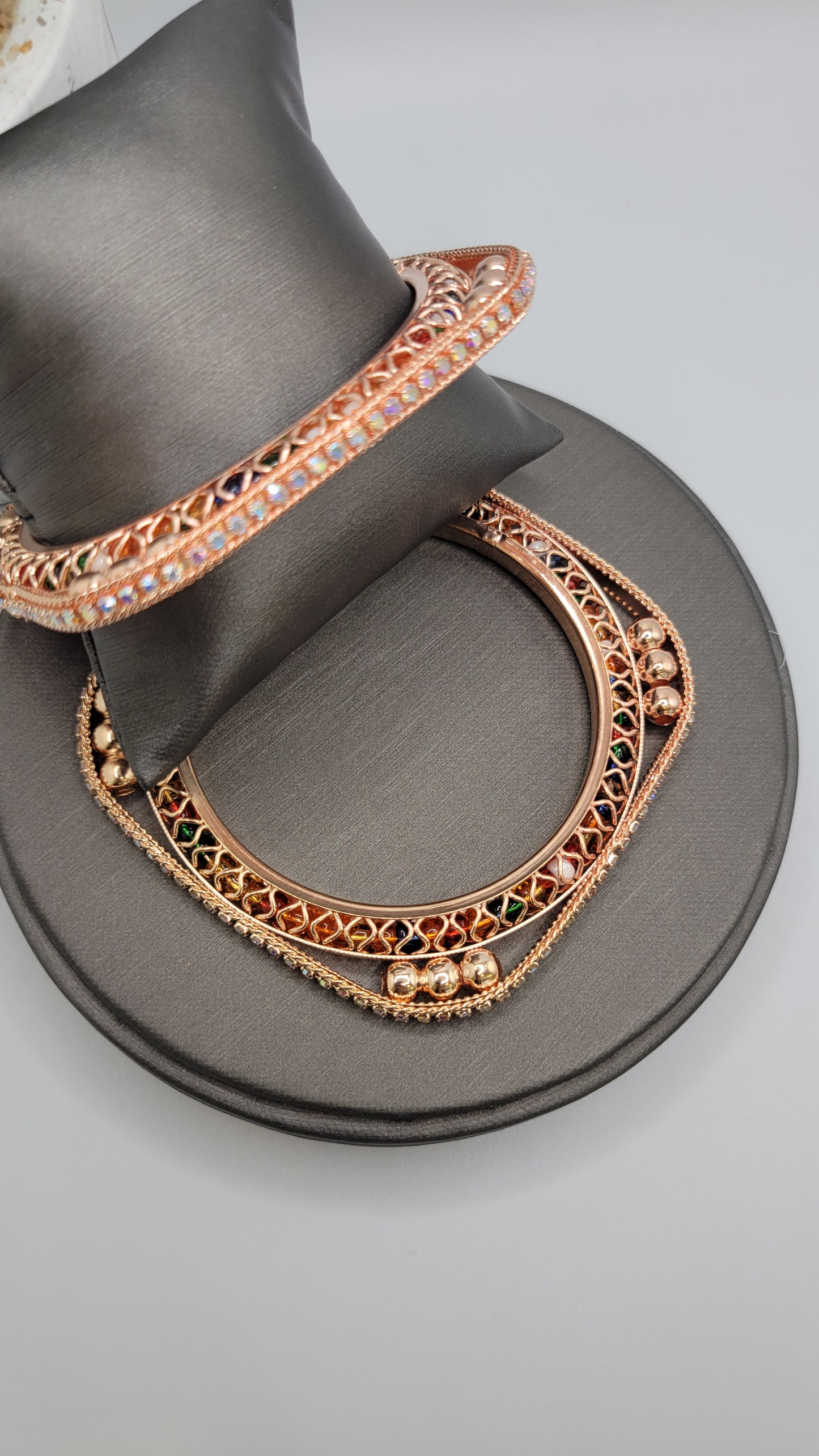 Rosegold square bangles