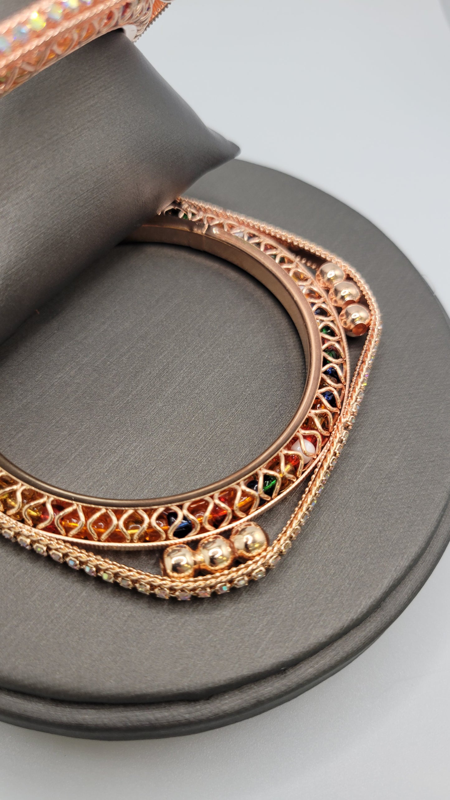 Rosegold square bangles