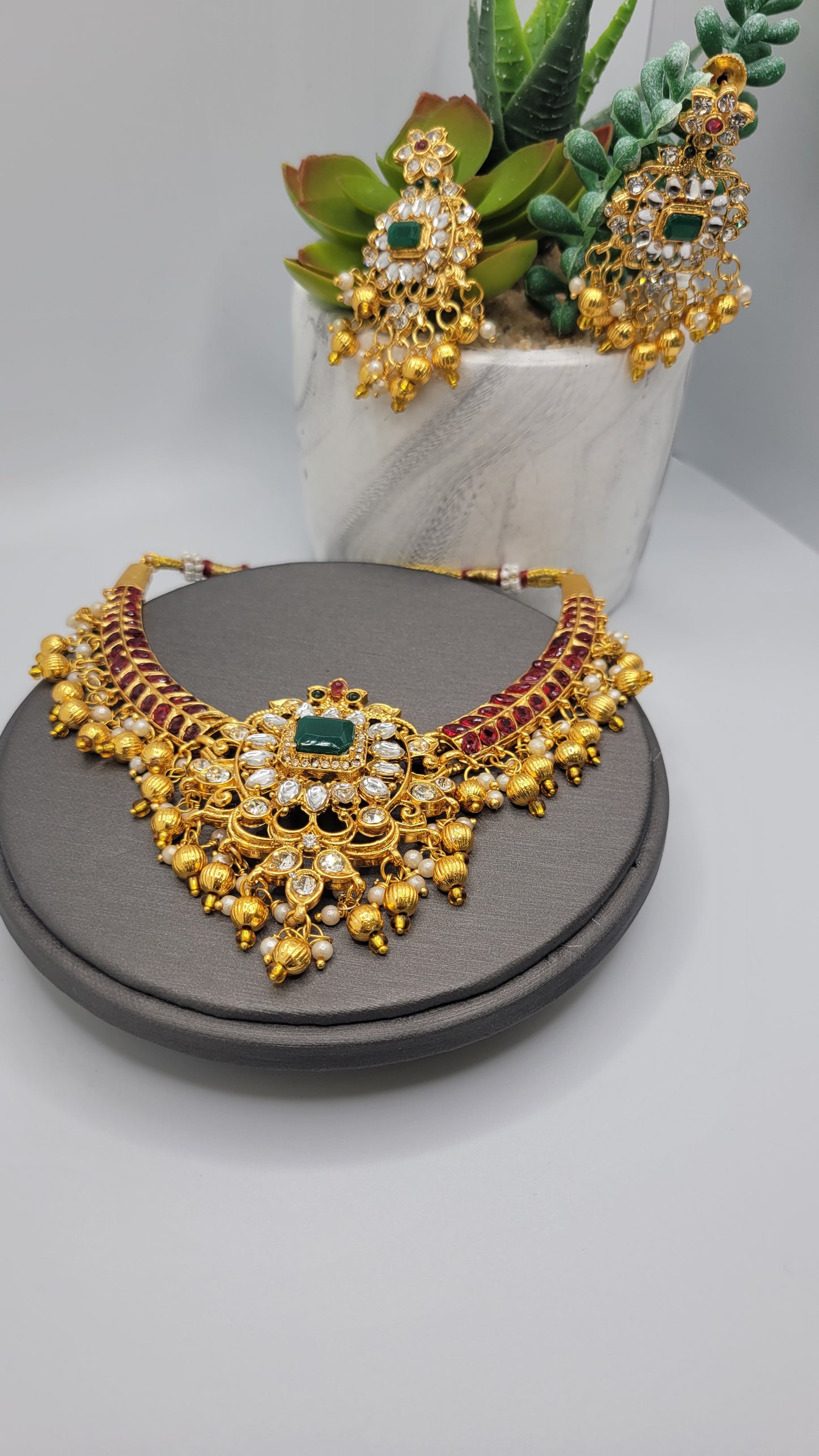 Kundan necklace set - IP